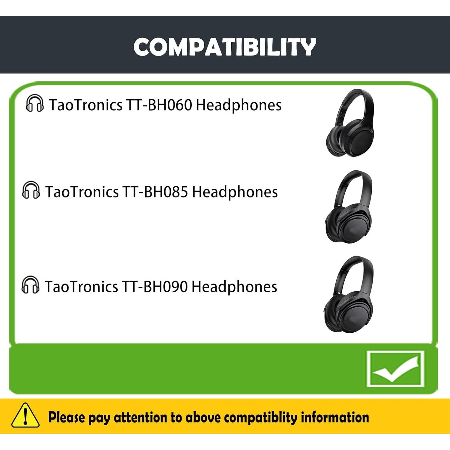 Cojín de Repuesto para Auriculares TaoTronics TT-BH060/085/090