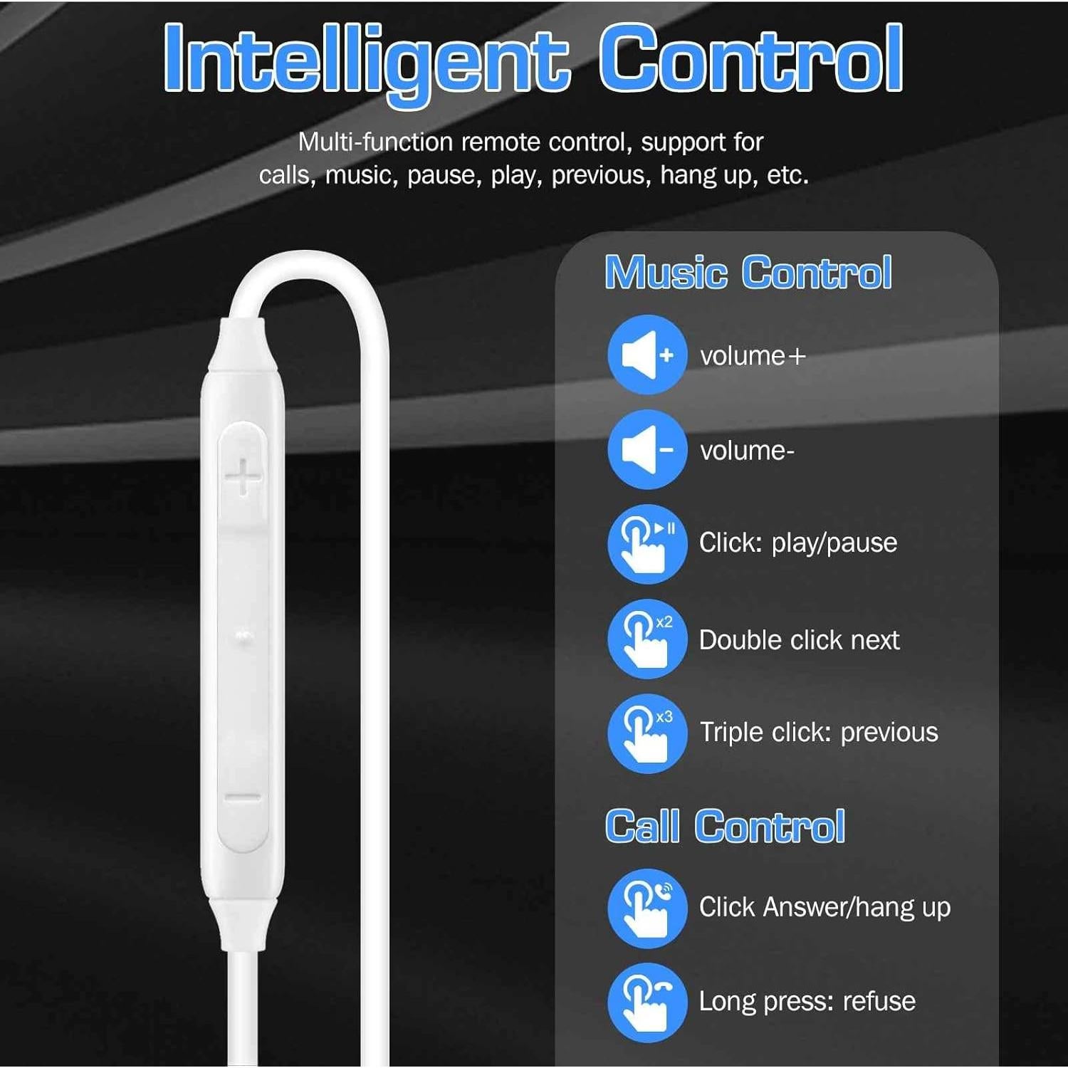 Auriculares UrbanX UXM20 con micrófono y control 3.5mm