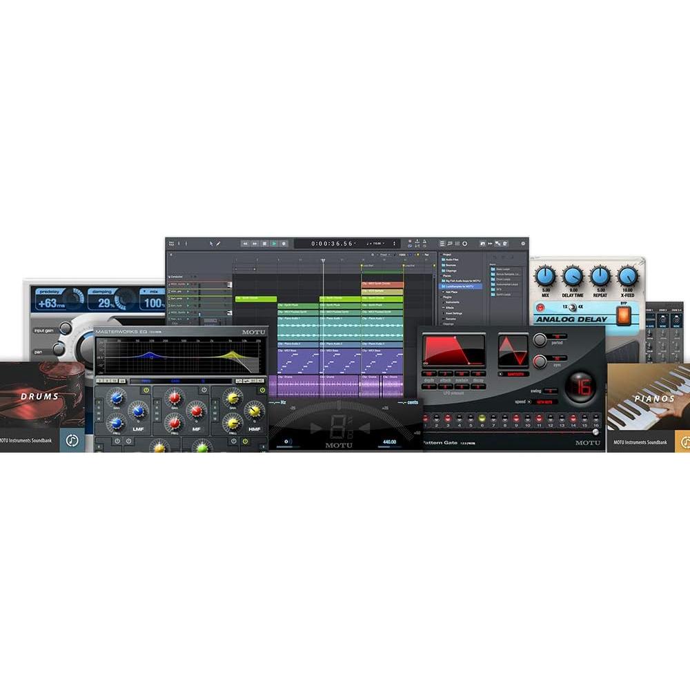 Interfaz de Audio USB Motu M4 4x4 con Micrófono AKG P220