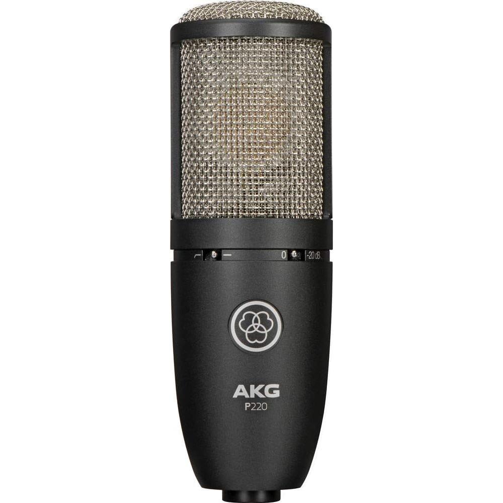 Interfaz de Audio USB Motu M4 4x4 con Micrófono AKG P220