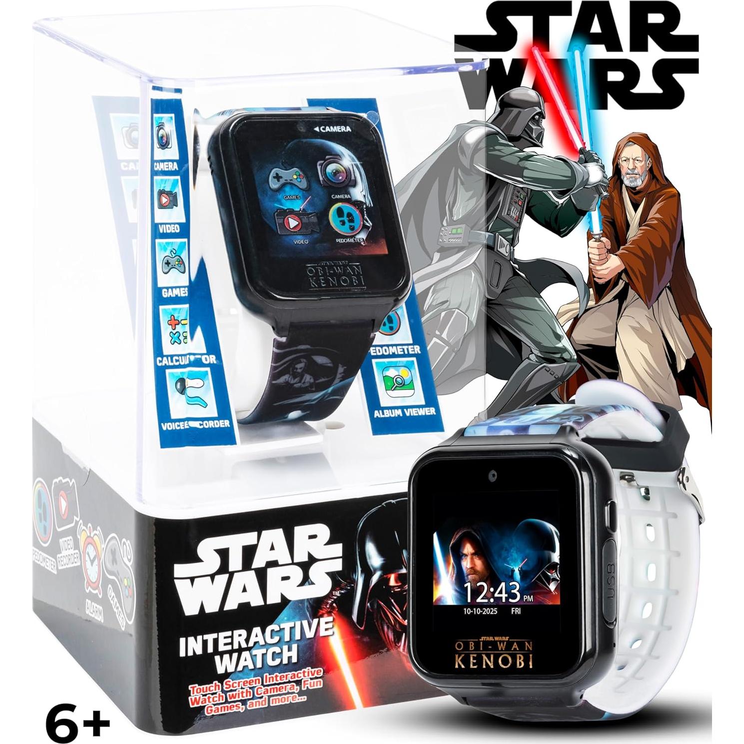 Reloj Inteligente para Niños Star Wars Obi-Wan Kenobi 10 Caras