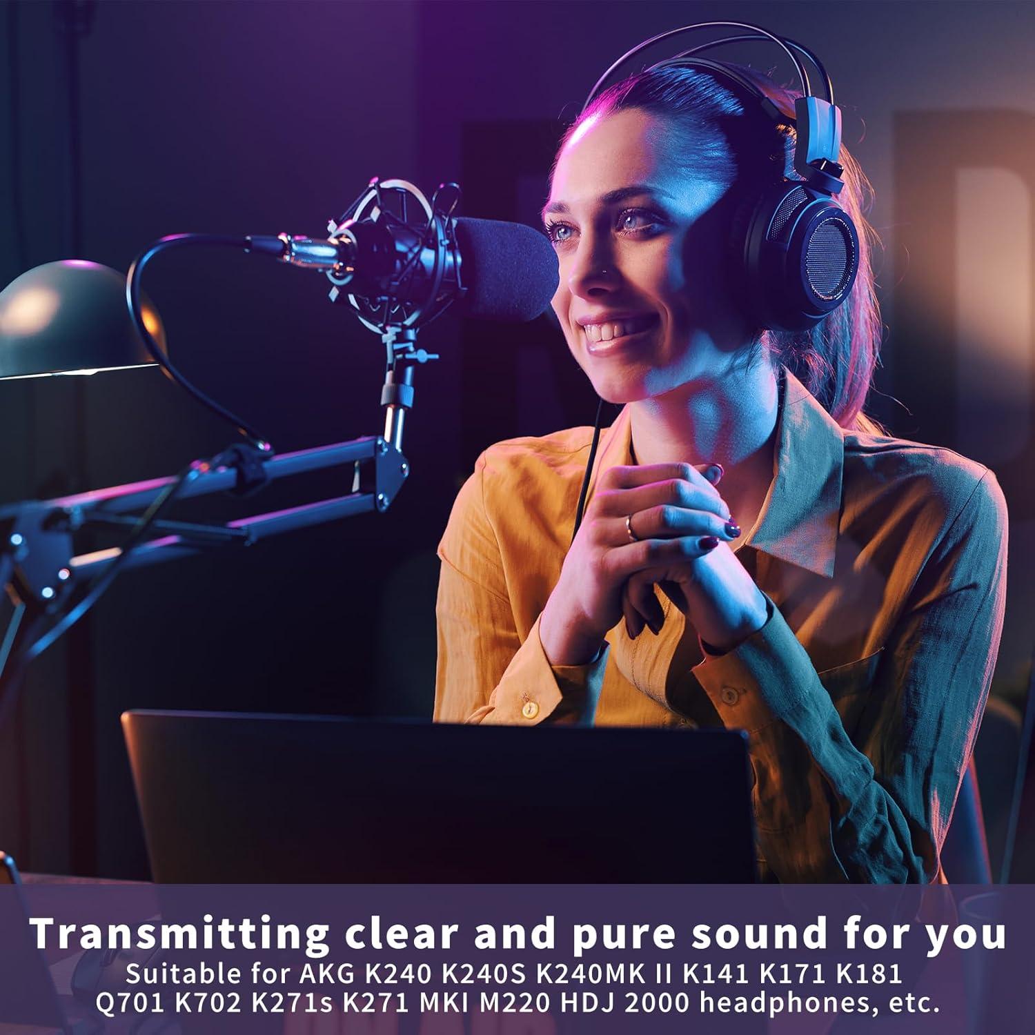 Cable Mini XLR hembra a XLR hembra 100cm Leapiture para auriculares