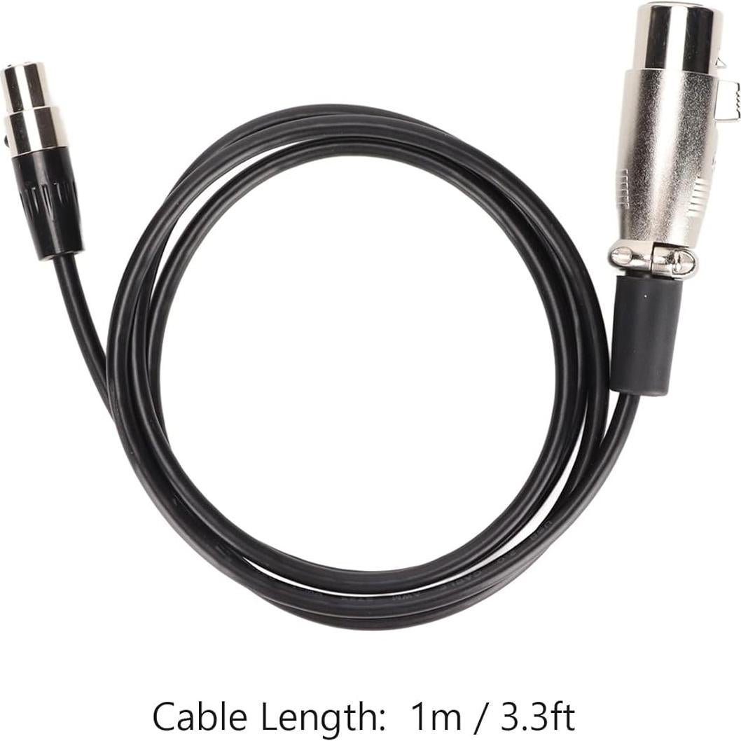 Cable Mini XLR hembra a XLR hembra 100cm Leapiture para auriculares