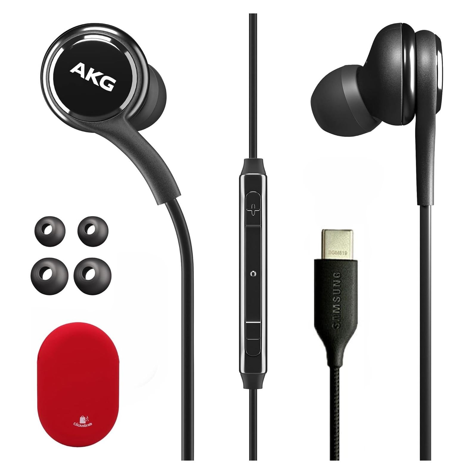 Auriculares In-Ear Samsung AKG USB Tipo C con Micrófono y Funda