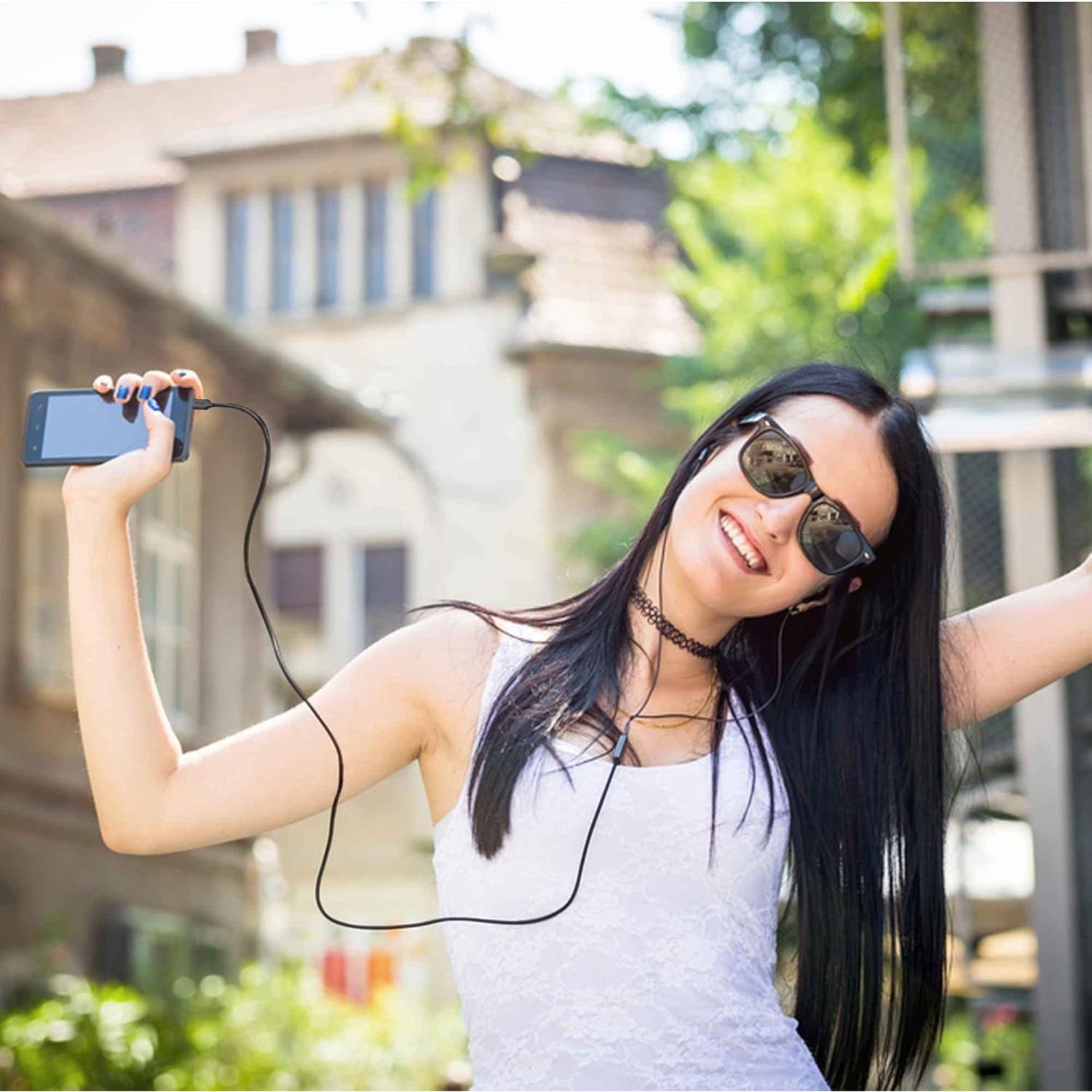 Auriculares Estéreo con Cable UrbanX para Motorola Moto G Power 2021 - Negro