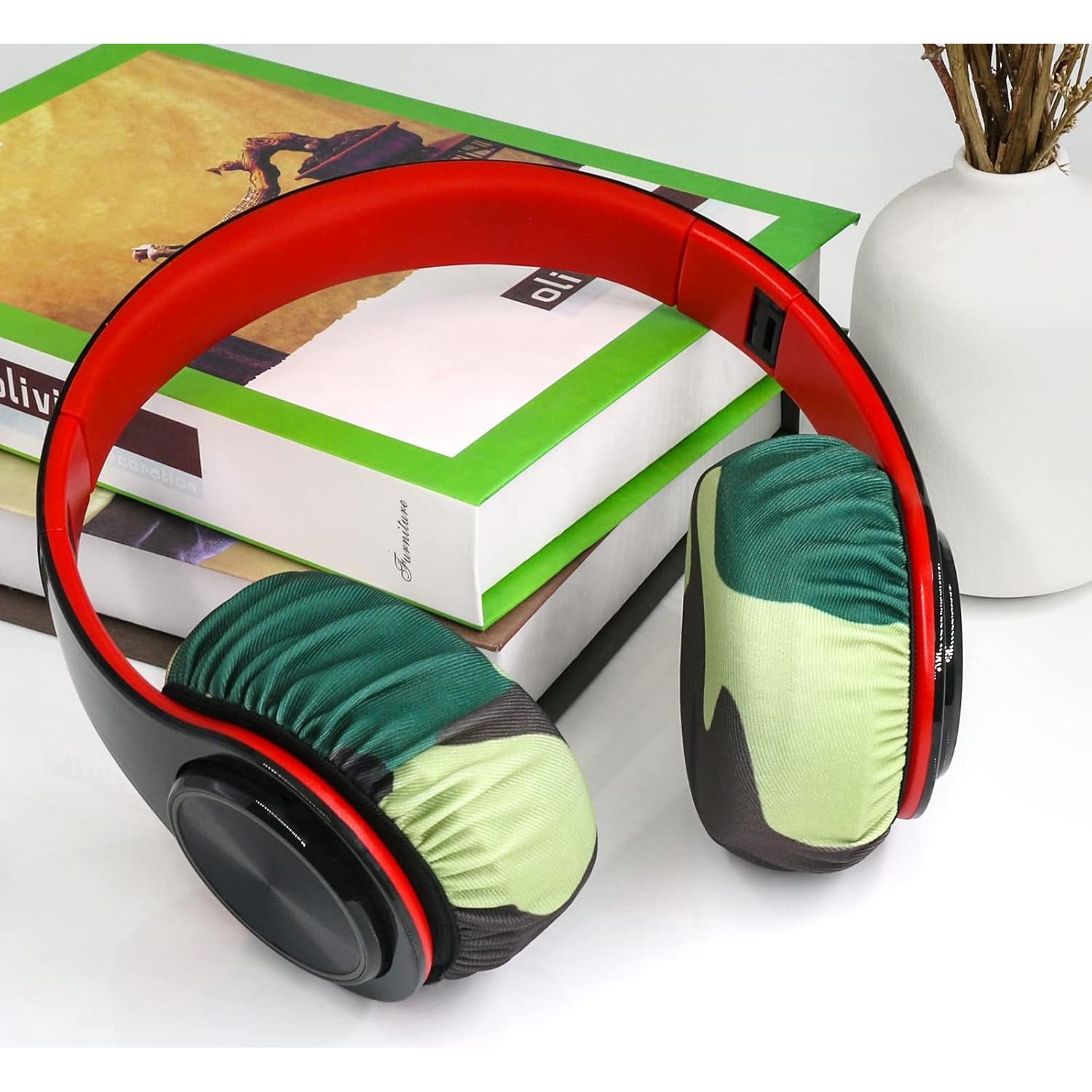 Fundas de Almohadilla Estirables PChero Camuflaje 2 Pares