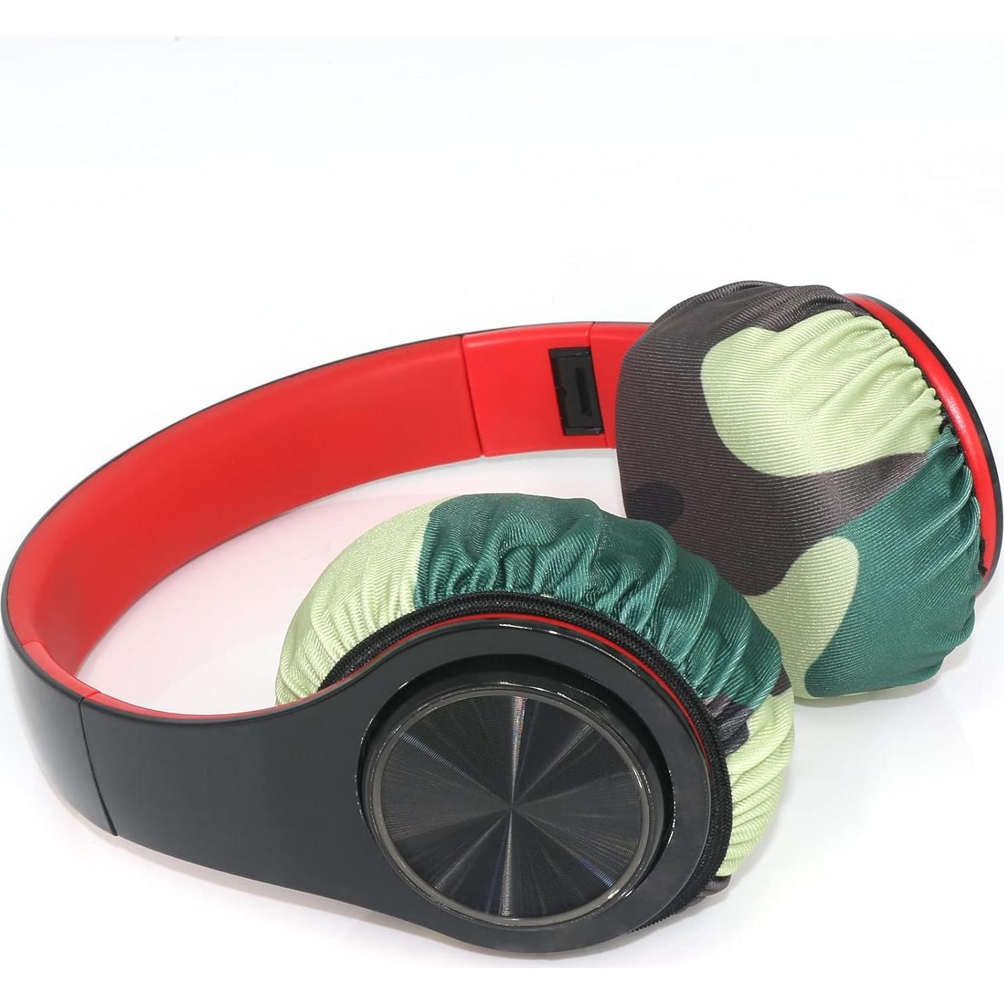 Fundas de Almohadilla Estirables PChero Camuflaje 2 Pares