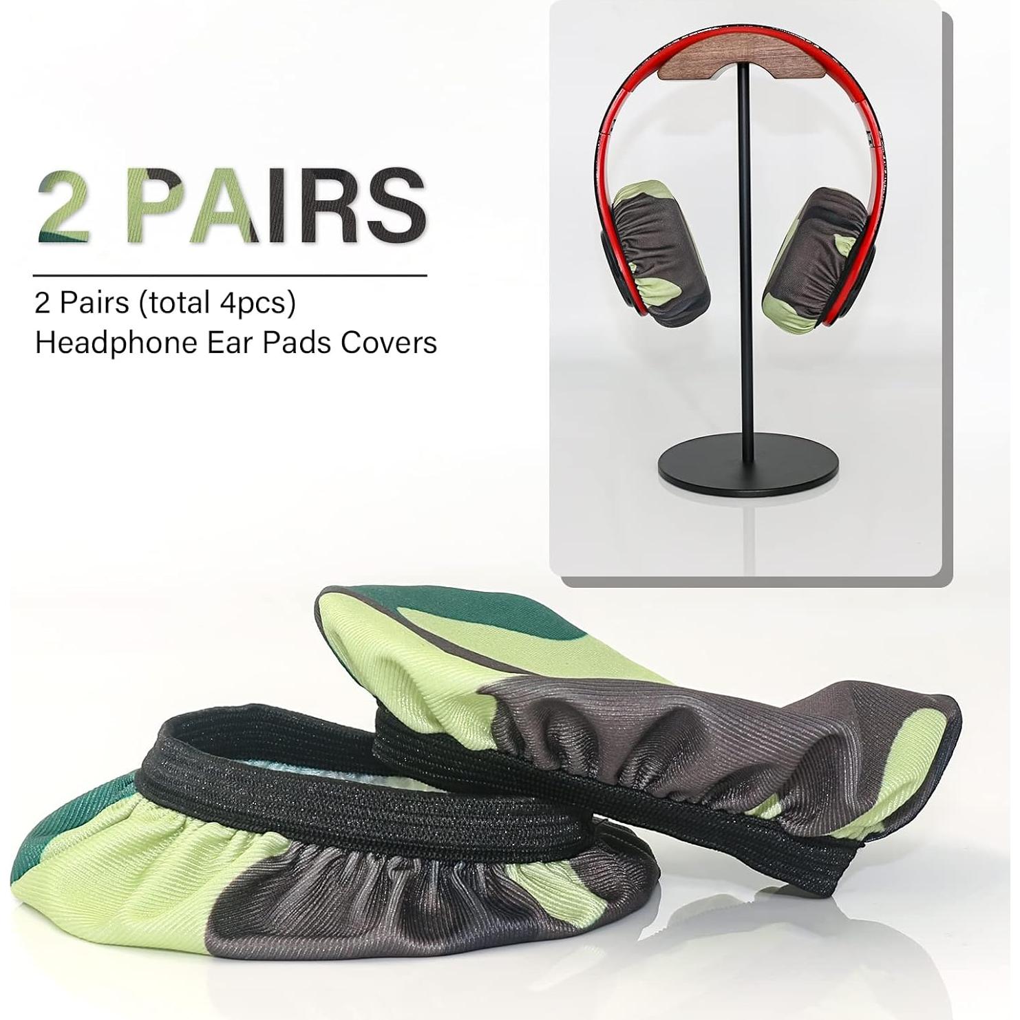 Fundas de Almohadilla Estirables PChero Camuflaje 2 Pares