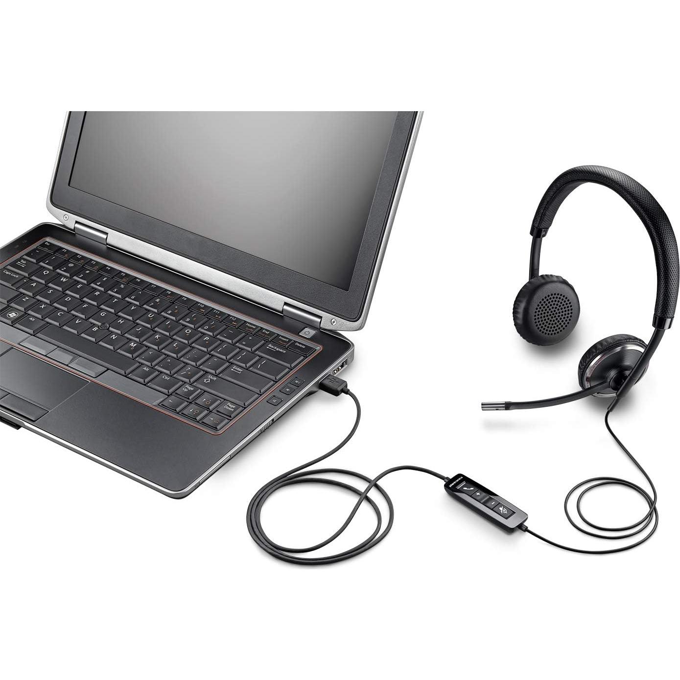 Auricular USB Plantronics Blackwire C520 Estéreo Hi-Fi