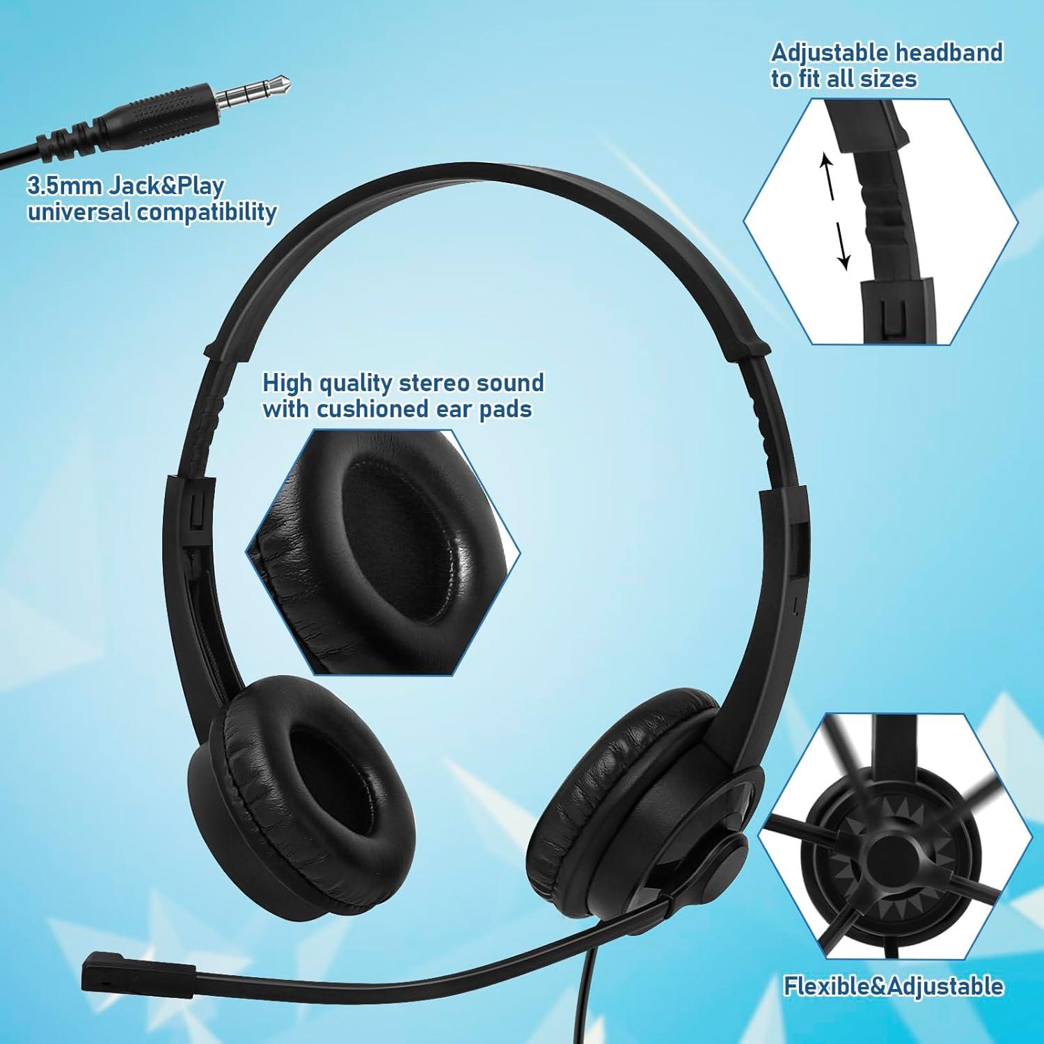 Auriculares con micrófono XOSDA LS06 - 5 Paquetes con cancelación de ruido