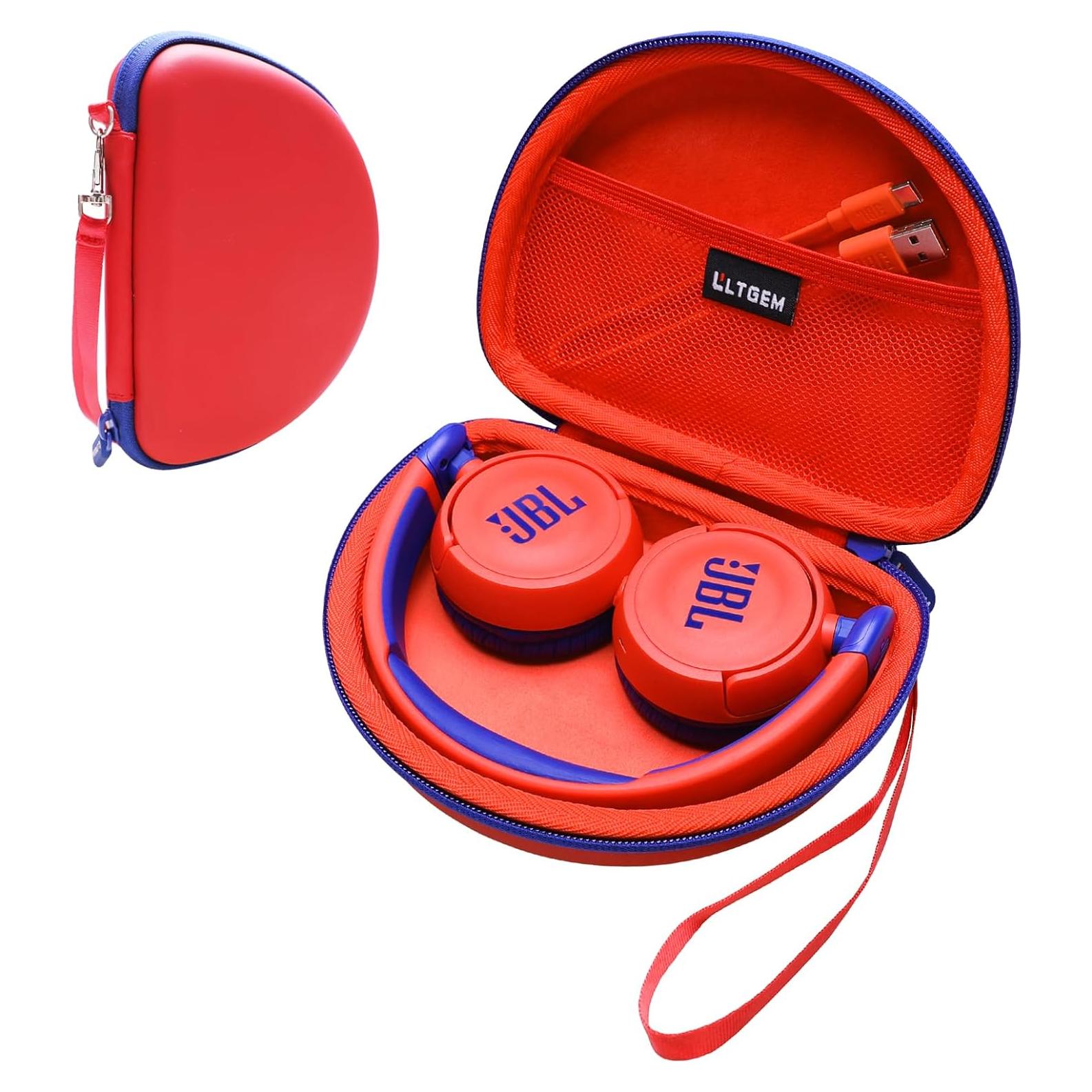 Funda Protectora LTGEM para Auriculares JBL JR 460NC Rojo