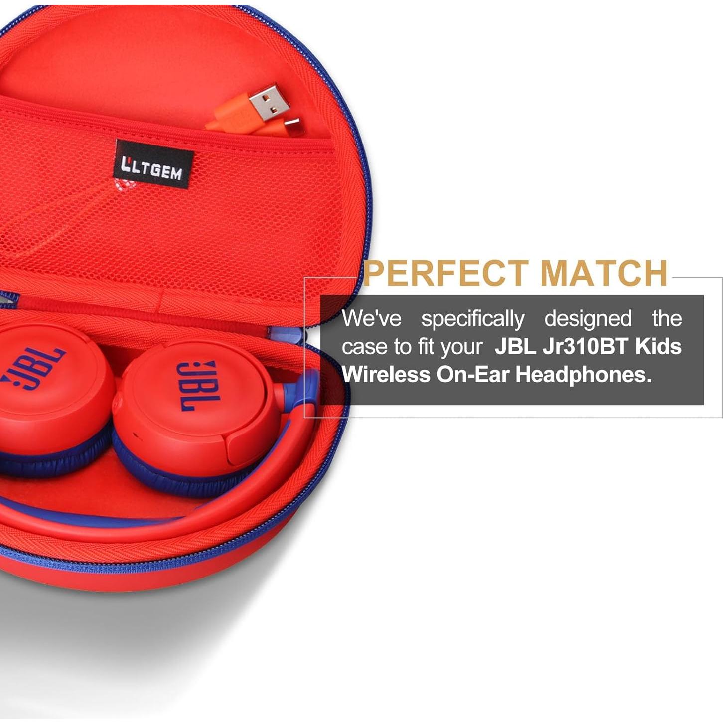 Funda Protectora LTGEM para Auriculares JBL JR 460NC Rojo