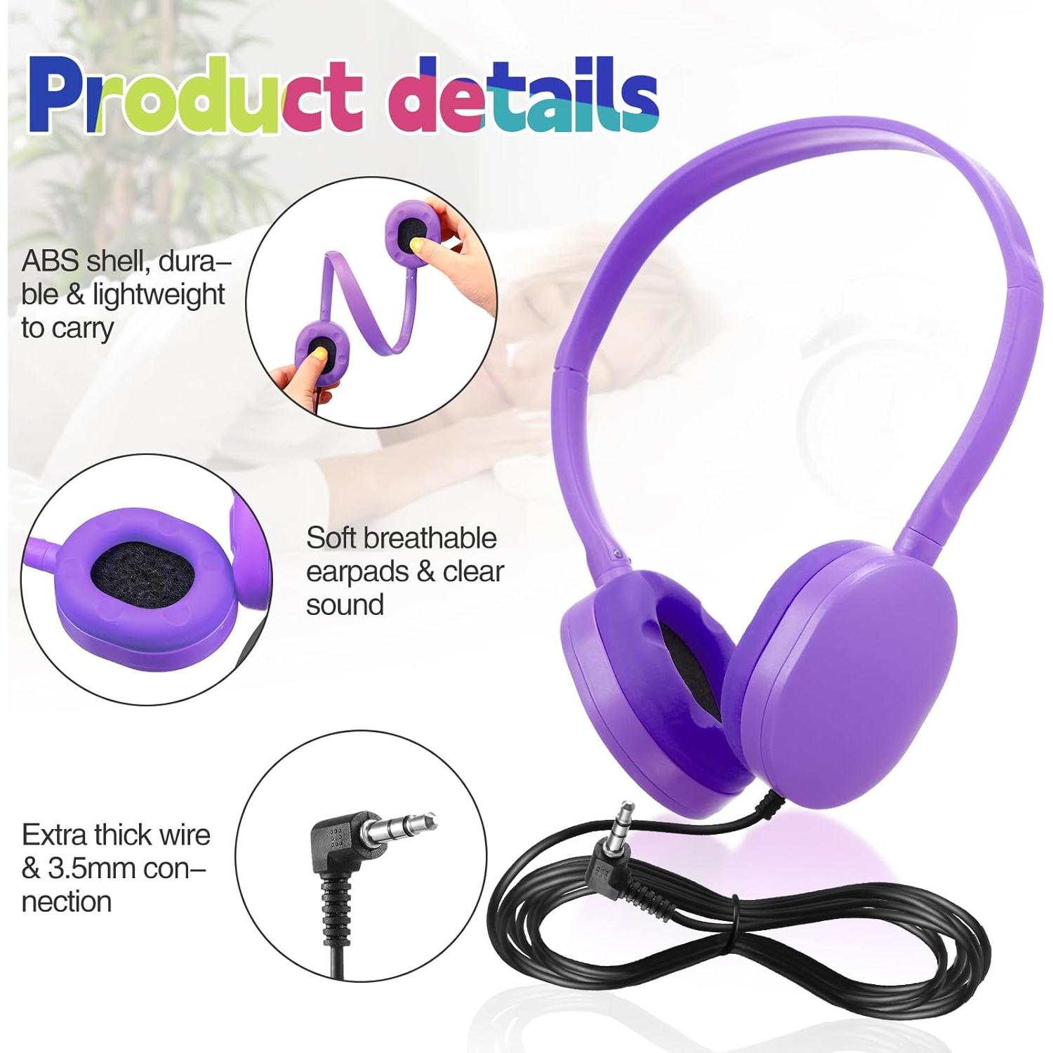 Auriculares Konohan Kids 18 Unidades Ajustables 3.5mm