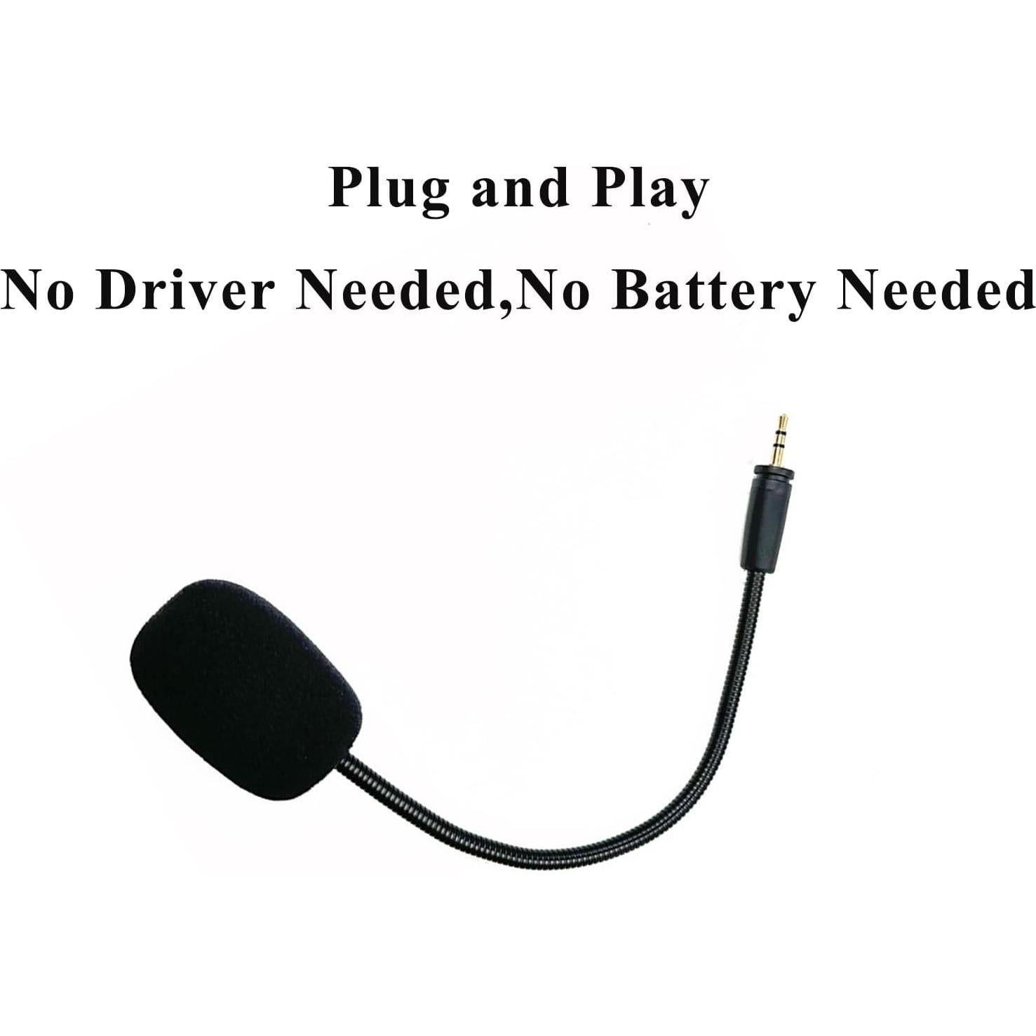 Micrófono de Reemplazo NewTH para Auriculares Turtle Beach 3.5mm