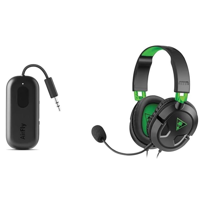 Transmisor/Receptor Bluetooth Twelve South AirFly Pro + Auriculares Turtle Beach Recon 50X