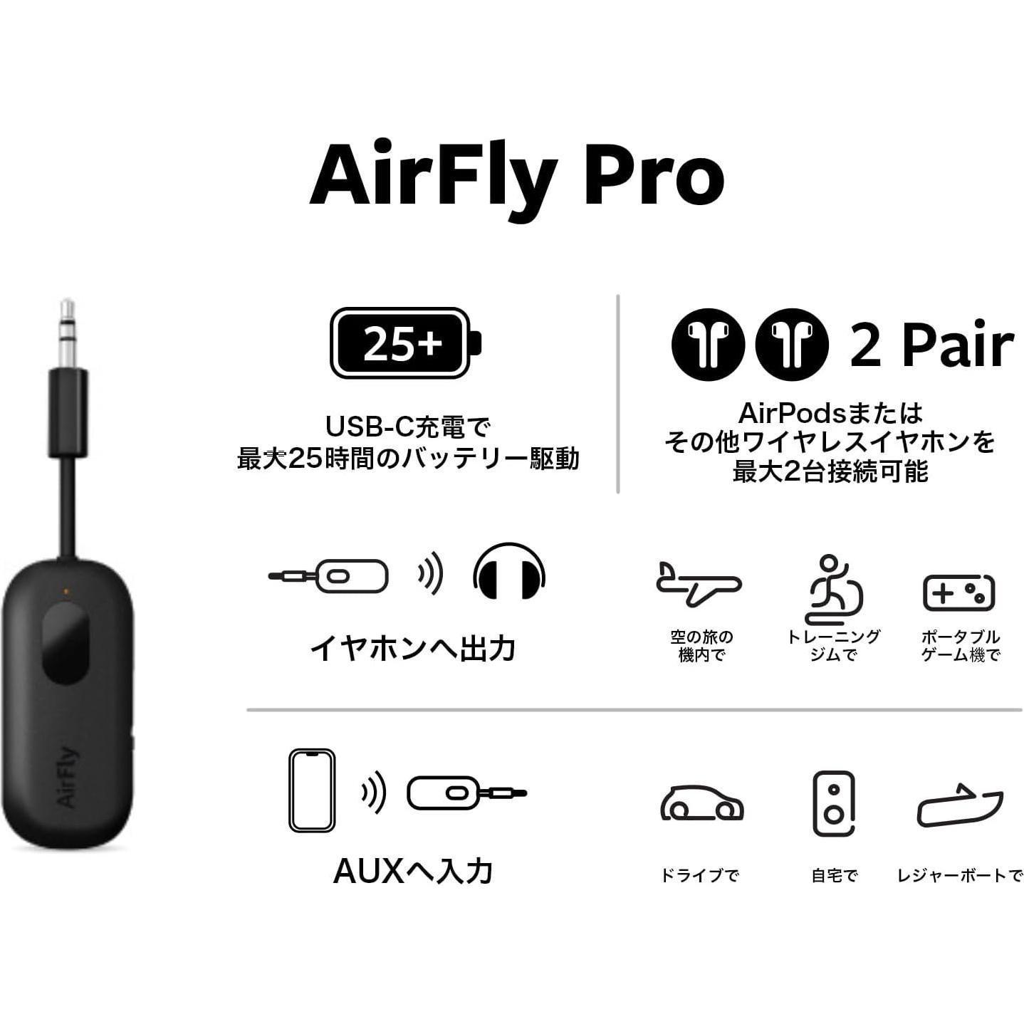 Transmisor/Receptor Bluetooth Twelve South AirFly Pro + Auriculares Turtle Beach Recon 50X