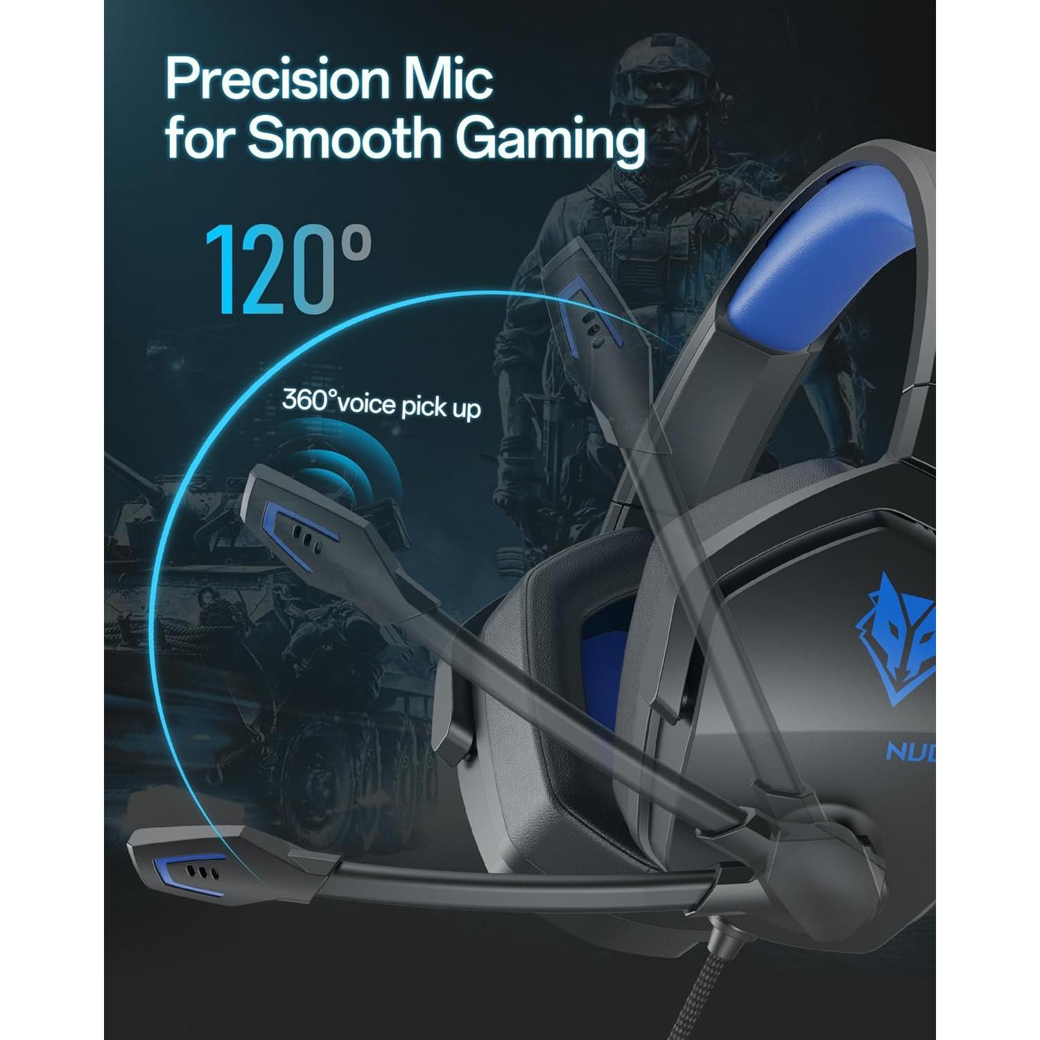 NUBWO N16 Gaming Headset for Xbox (Blue)