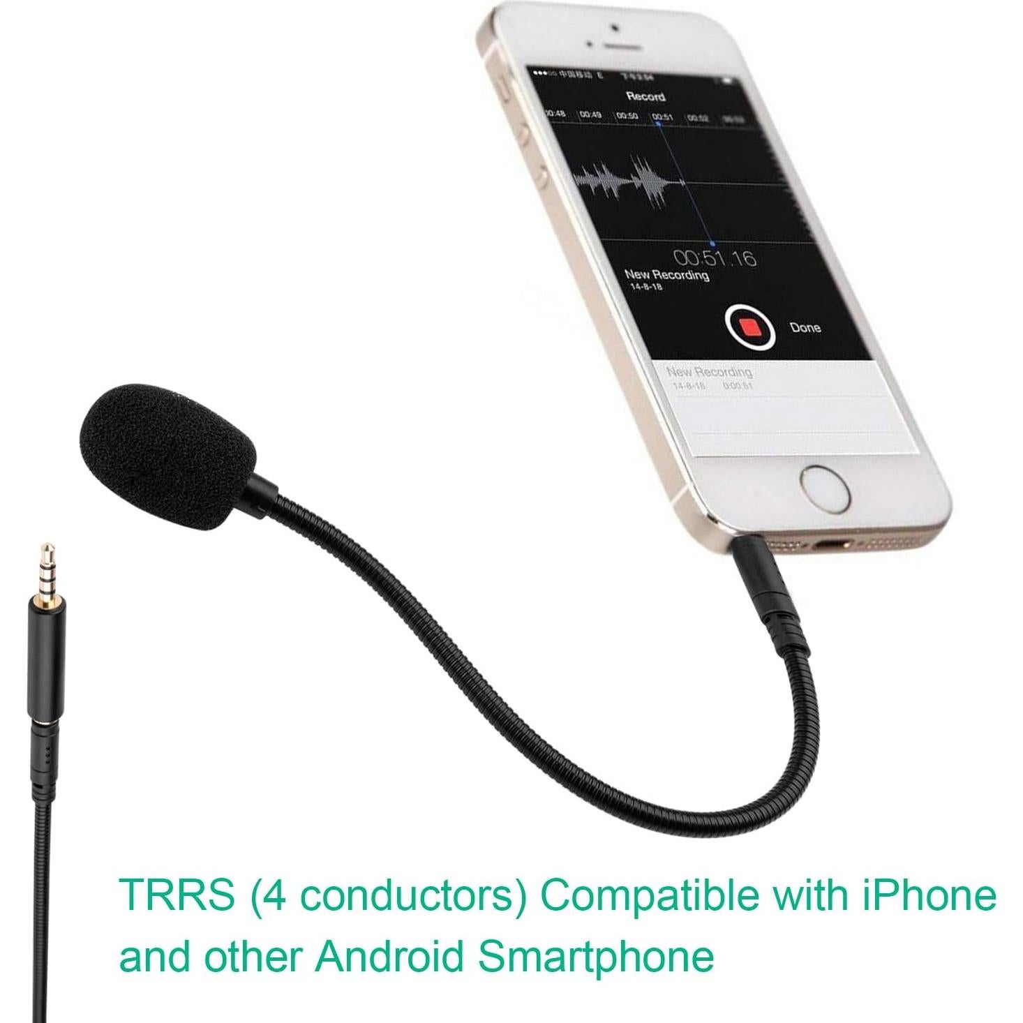 Micrófono Desmontable 3.5mm SMAYS - Omnidireccional para PC y Teléfono