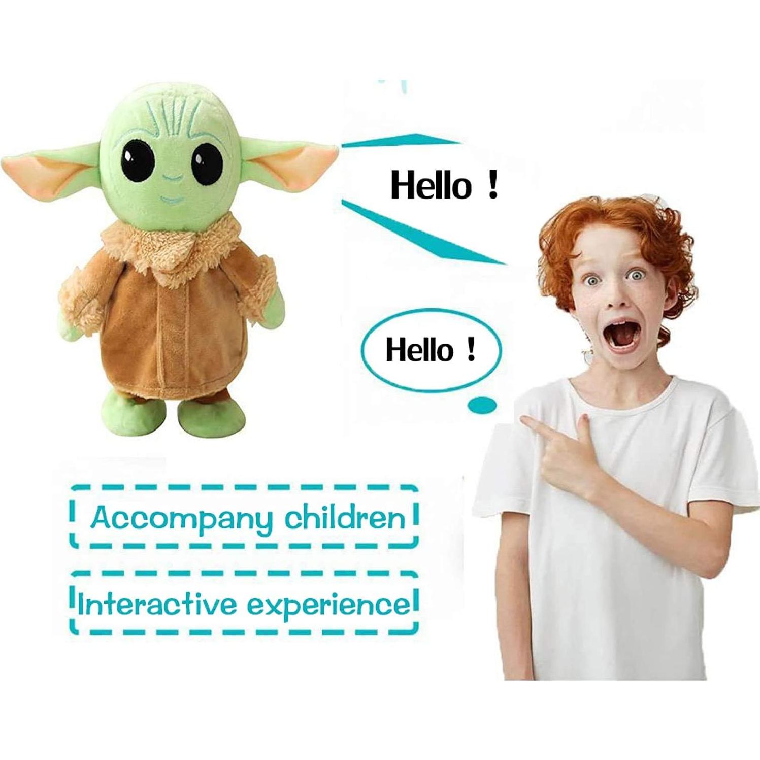 Yoda Bebé Hablante 20 cm - Juguete Interactivo para Niños