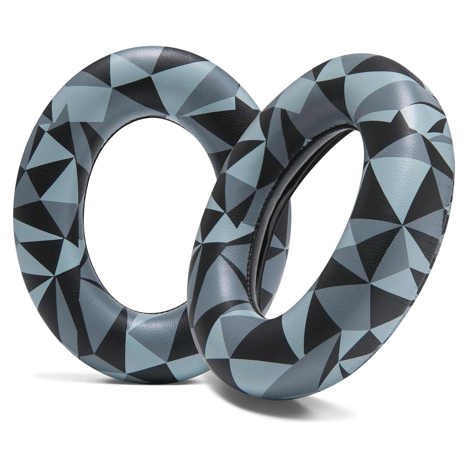 WC PadZ Momentum 4 - Upgraded Replacement Earpads for Sennheiser Momentum 4 by Wicked Cushions | Enhanced Comfort & Sound Isolation | Geo Grey