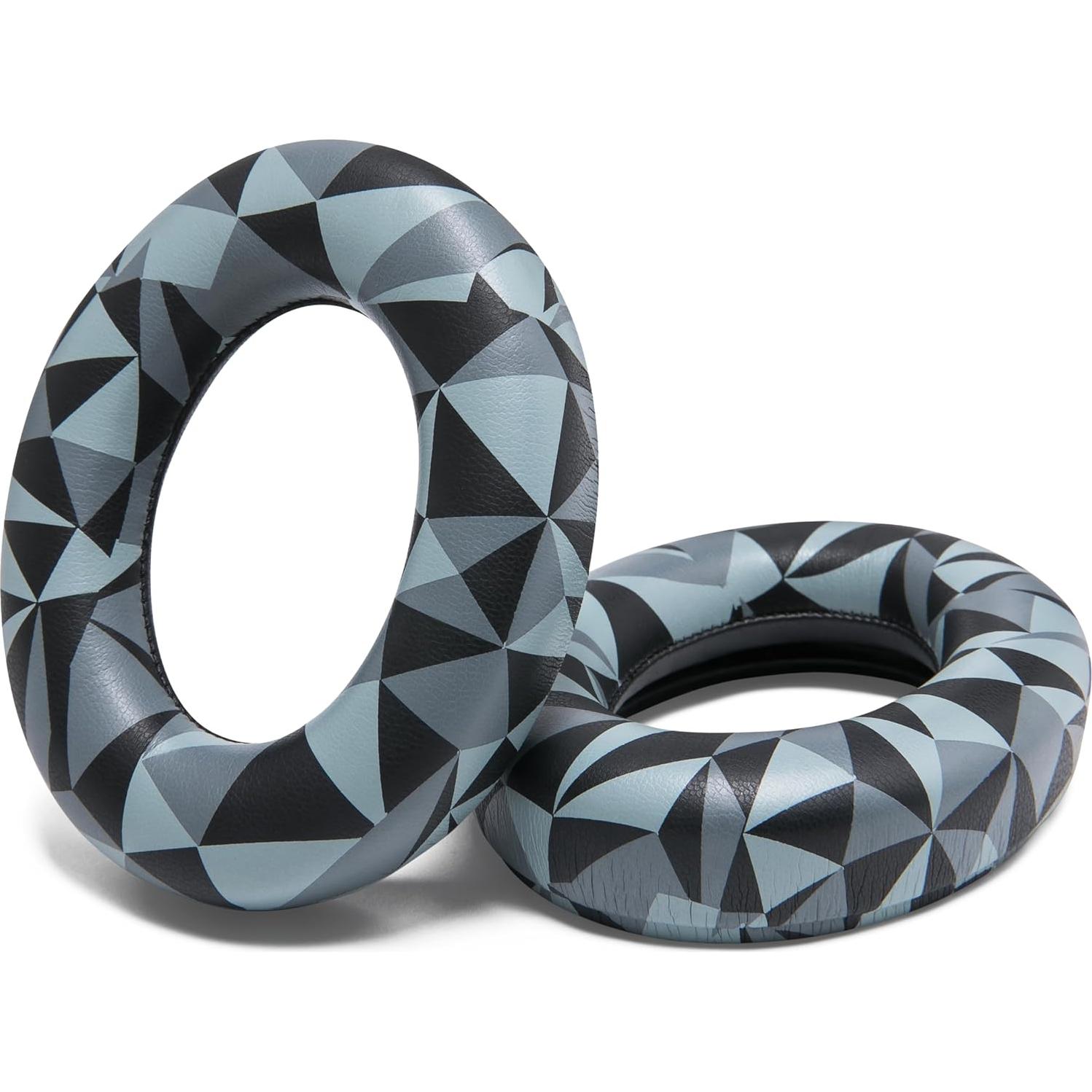 WC PadZ Momentum 4 - Upgraded Replacement Earpads for Sennheiser Momentum 4 by Wicked Cushions | Enhanced Comfort & Sound Isolation | Geo Grey