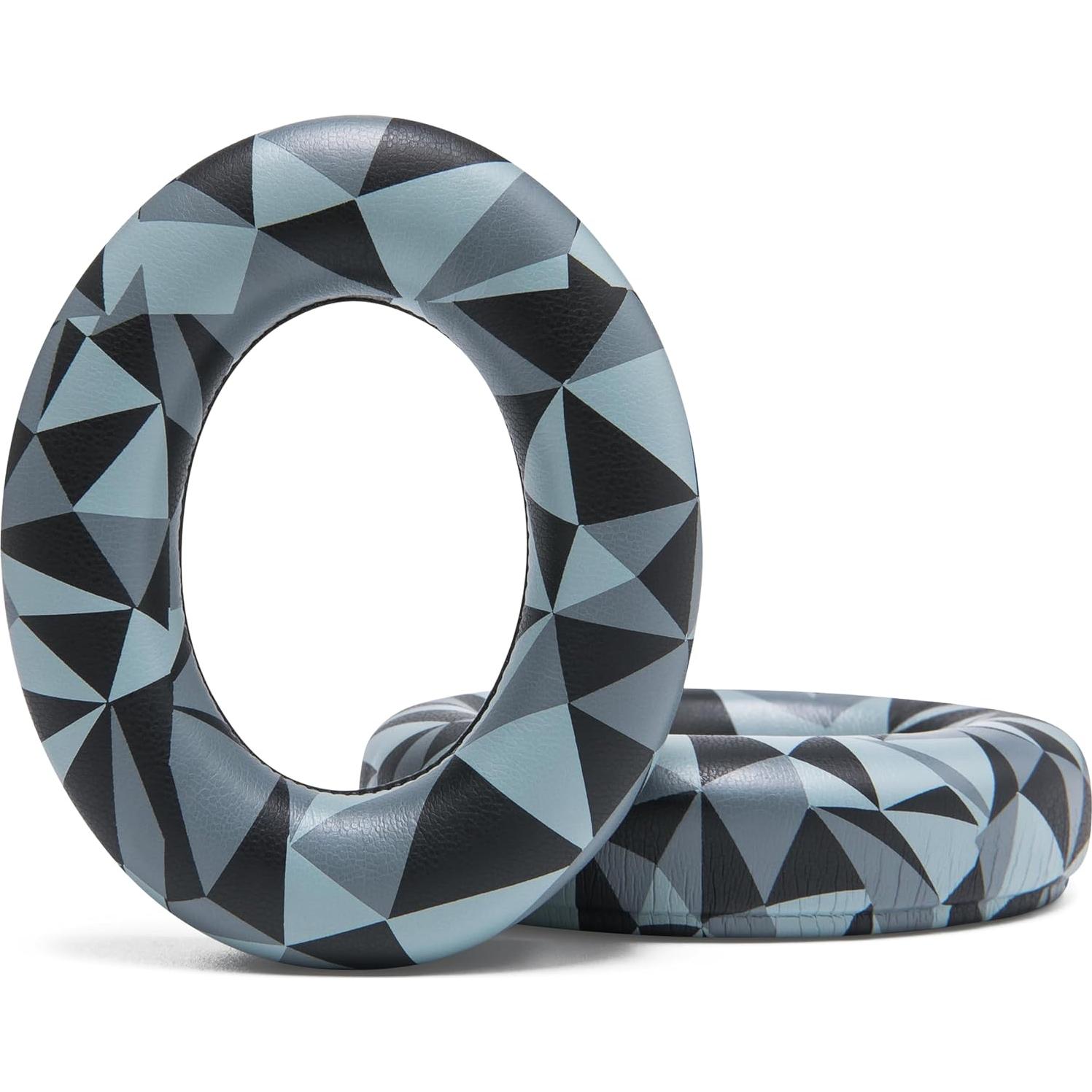 WC PadZ Momentum 4 - Upgraded Replacement Earpads for Sennheiser Momentum 4 by Wicked Cushions | Enhanced Comfort & Sound Isolation | Geo Grey