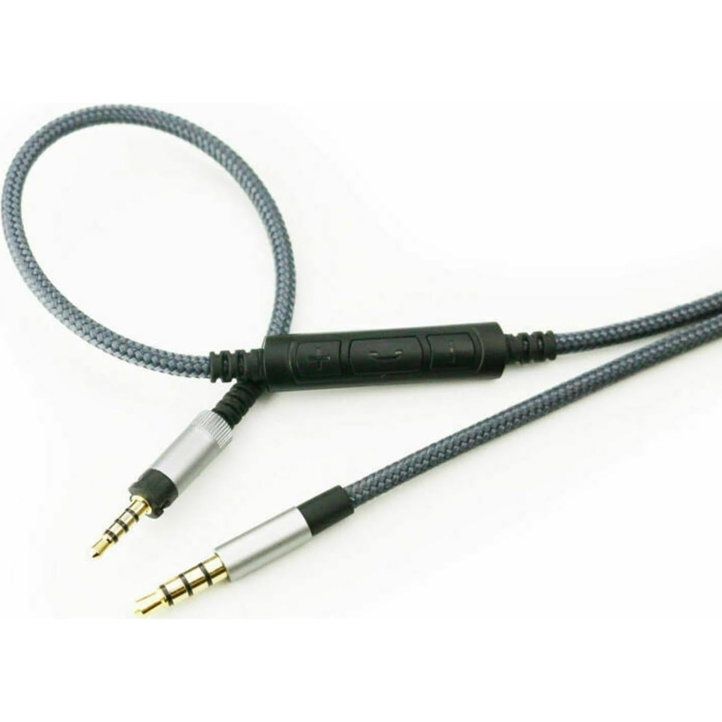 Cable de Auriculares ZEZEFUFU 1.5m con Control y Mic para Sennheiser