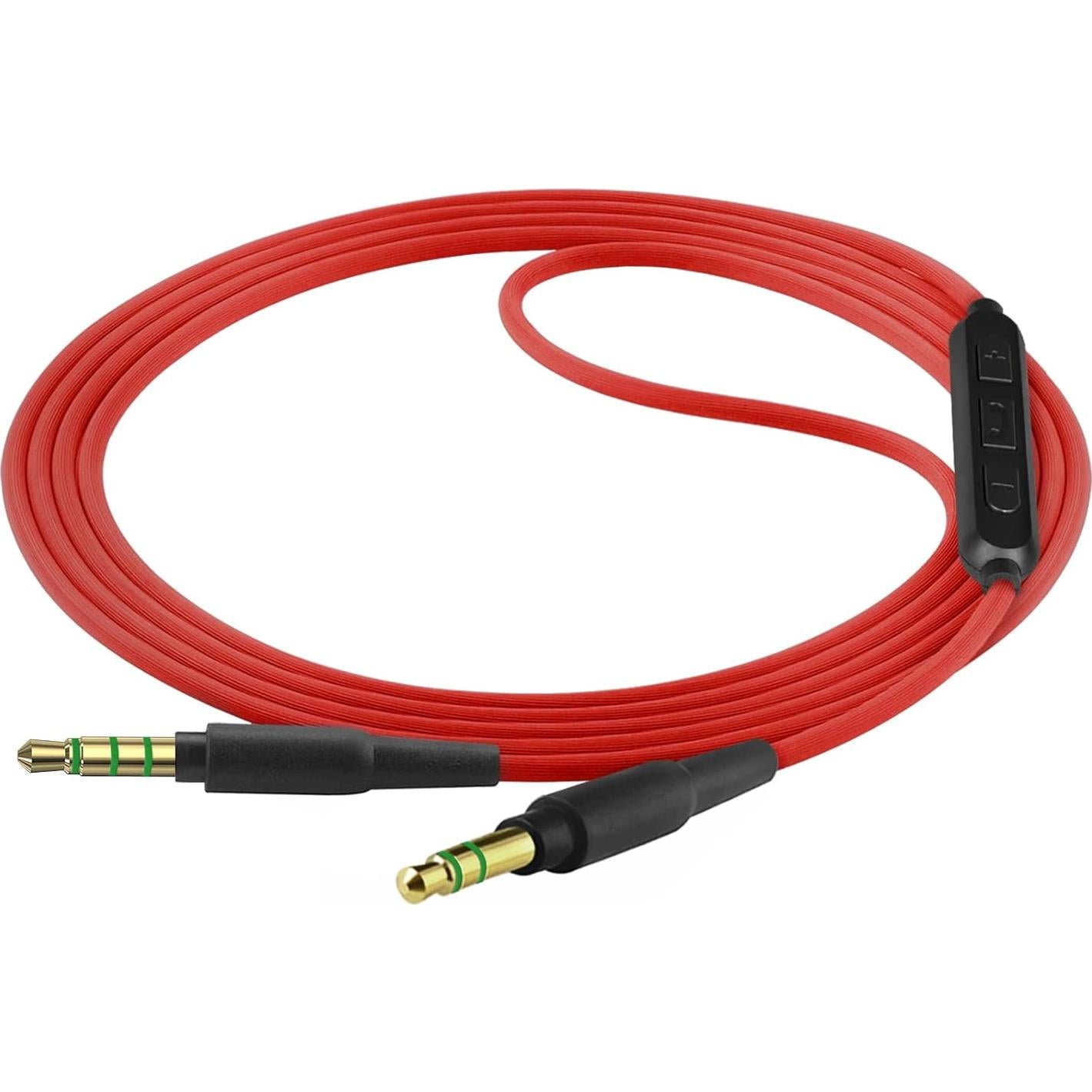 Cable de Audio GEEKRIA 3.5mm con Micrófono y Control para Auriculares