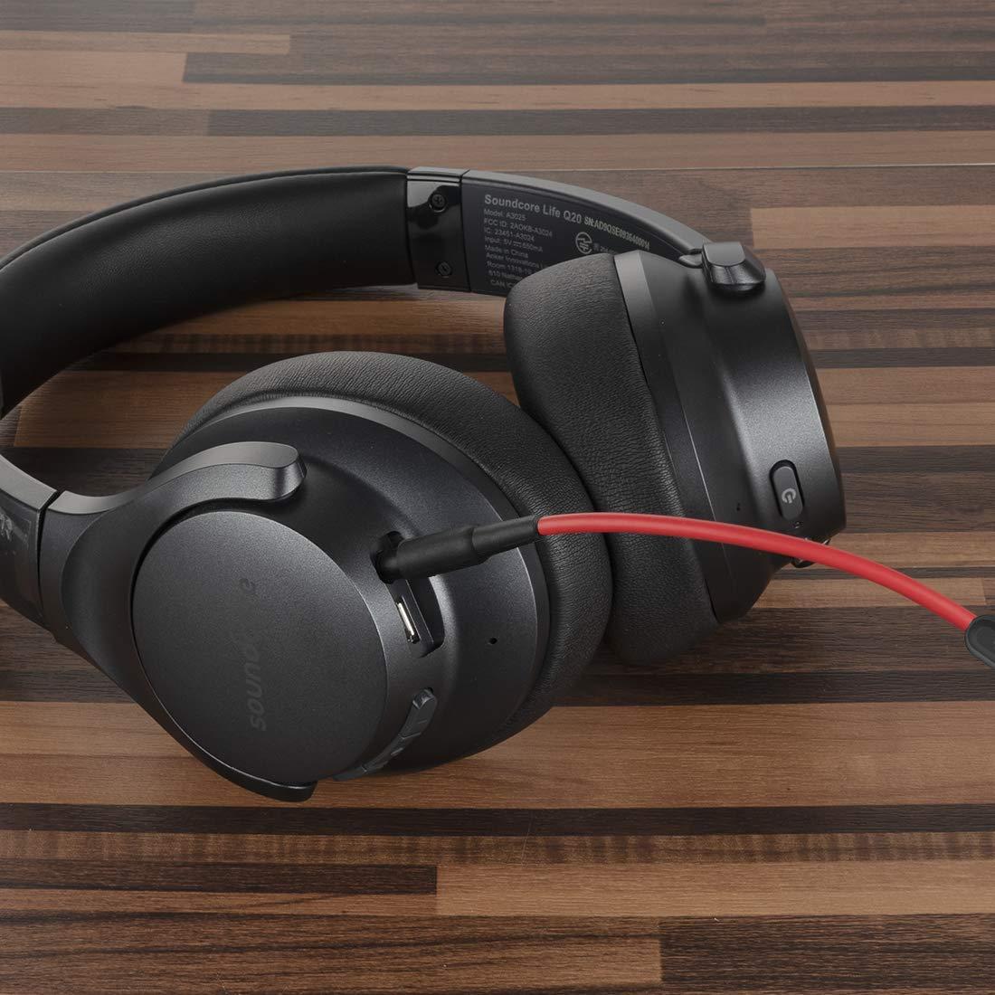 Cable de Audio GEEKRIA 3.5mm con Micrófono y Control para Auriculares