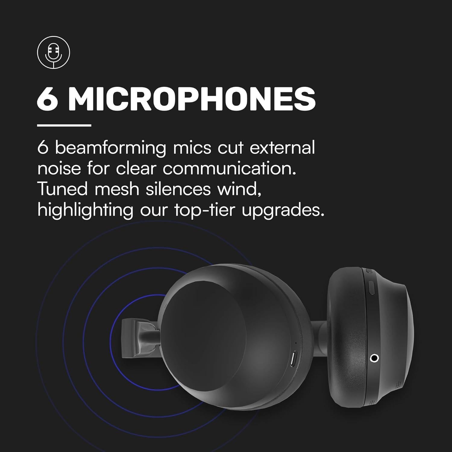 Auriculares Raycon Everyday Pro - 60 Horas Batería, ANC, 6 Micrófonos