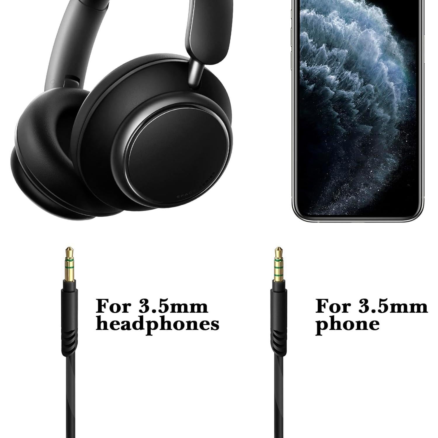 Cable de Audio Linkidea con Micrófono 1.5m para Auriculares