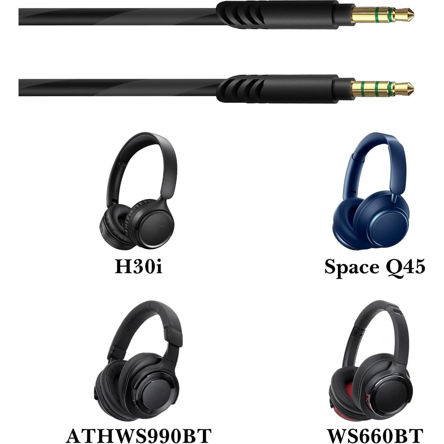 Cable de Audio Linkidea con Micrófono 1.5m para Auriculares