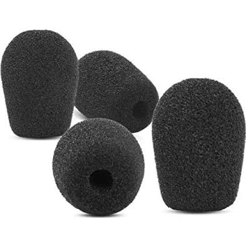 B350-XT Foam Mic Covers Compatible with VXI Blueparrott B250XT B350XT B450XT B550-XT C400-XT S450-XT Headset Universal Foam Microphone Windscreens (5 Pair)