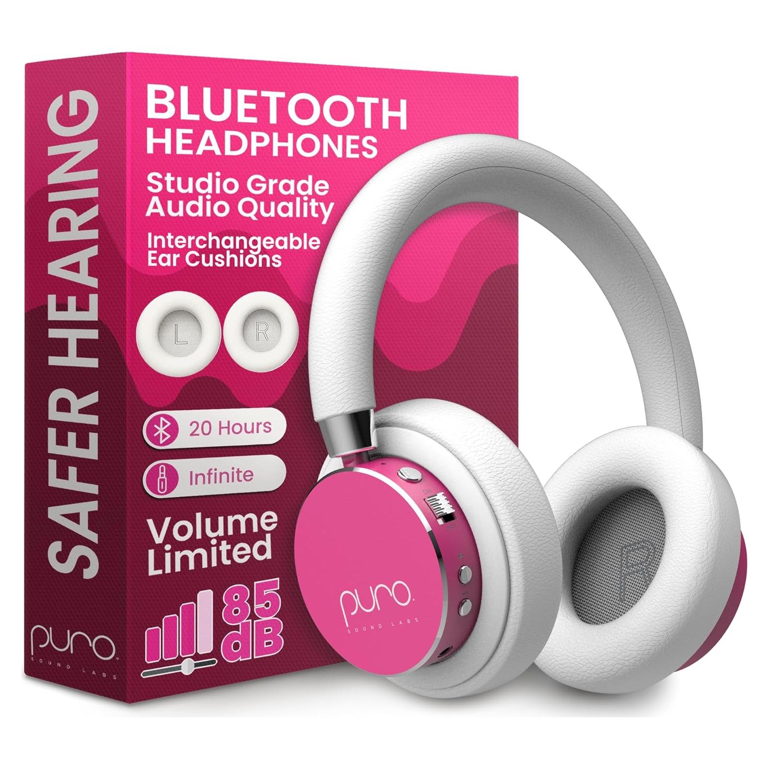 Auriculares Inalámbricos Puro Sound Labs BT2200 Plus Rosa - 85dB