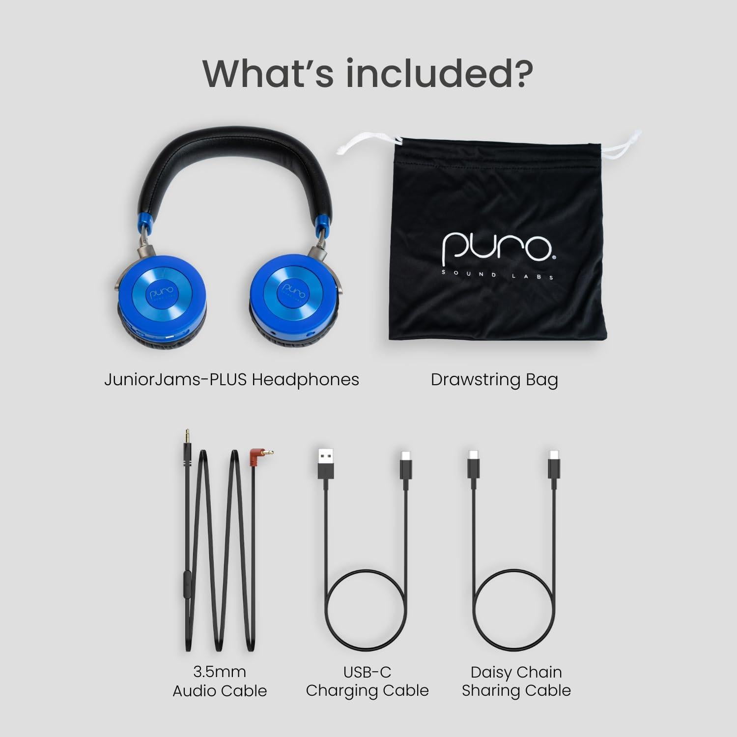 Auriculares Puro Sound Labs JuniorJam Plus Bluetooth 22h Azul