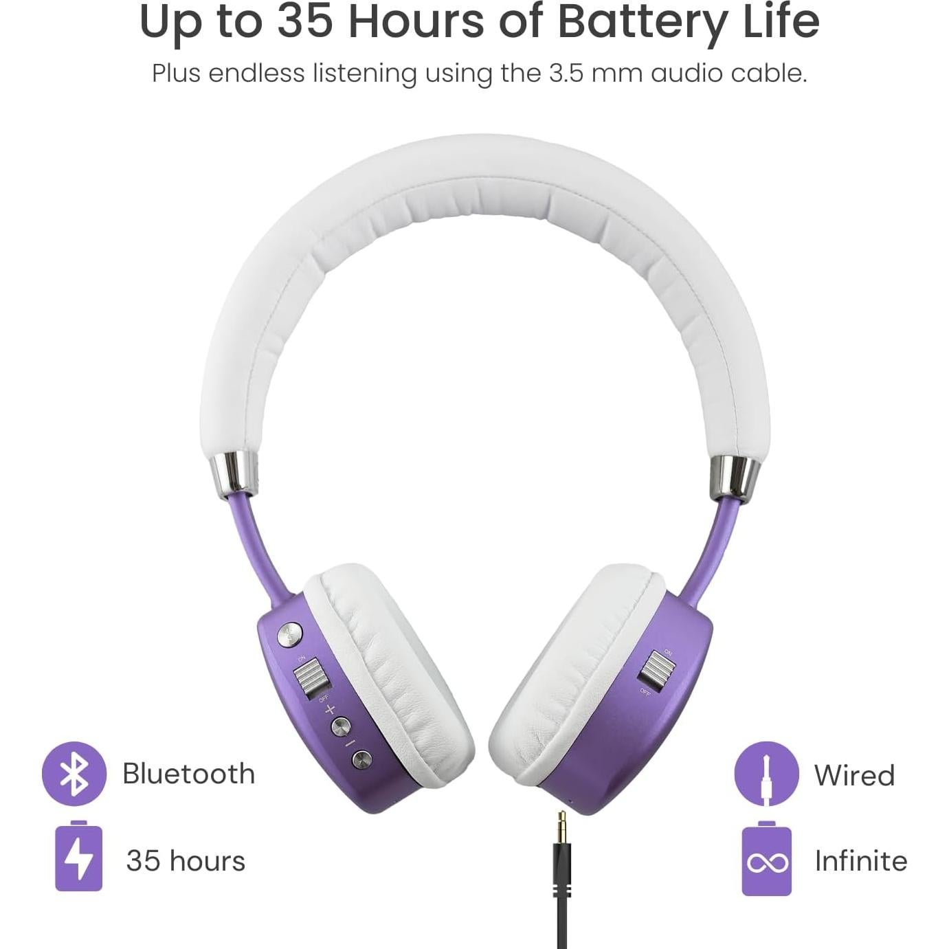 Auriculares Bluetooth Puro Sound Labs PuroQuiet Plus Niños ANC