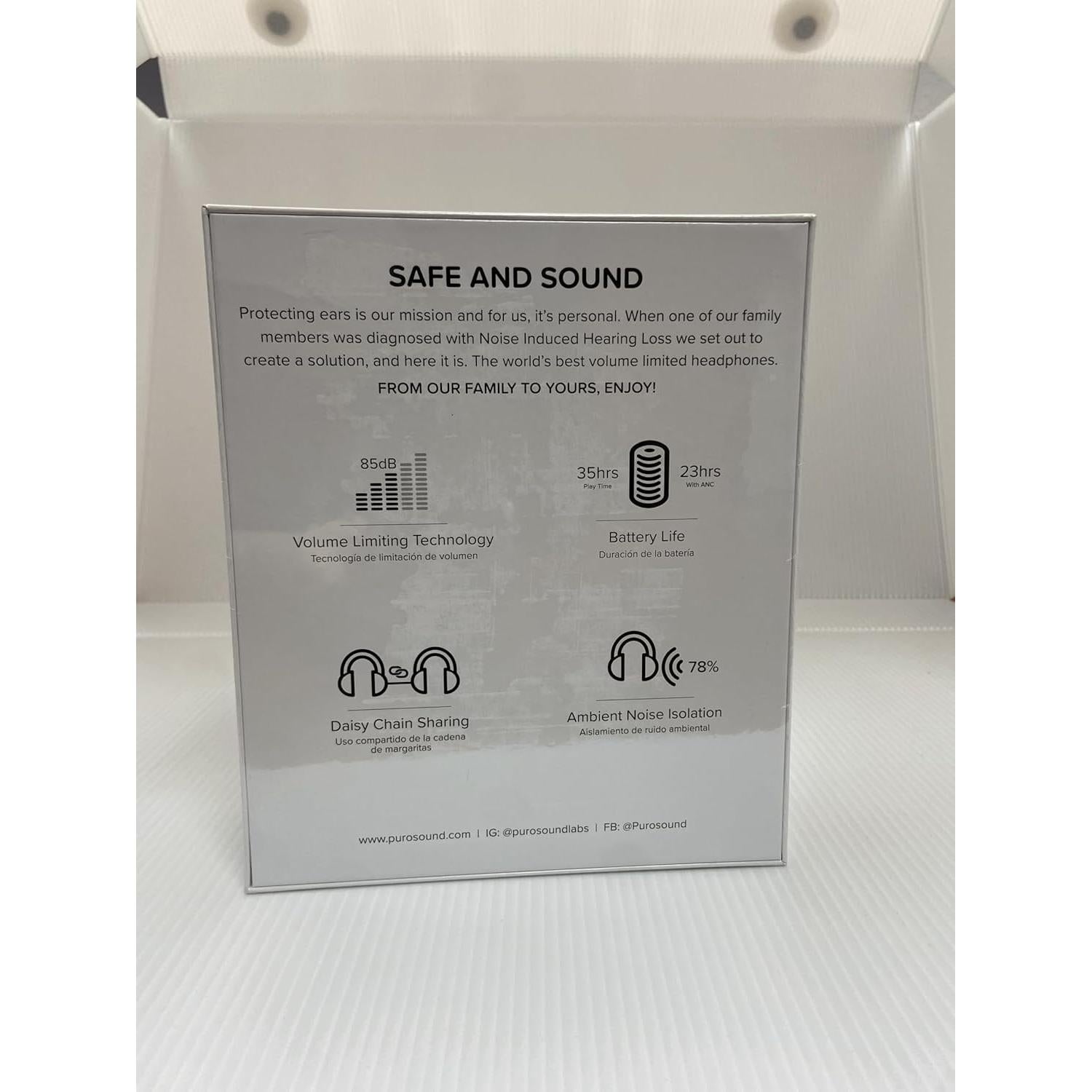 Auriculares Bluetooth Puro Sound Labs PuroQuiet Plus Niños ANC