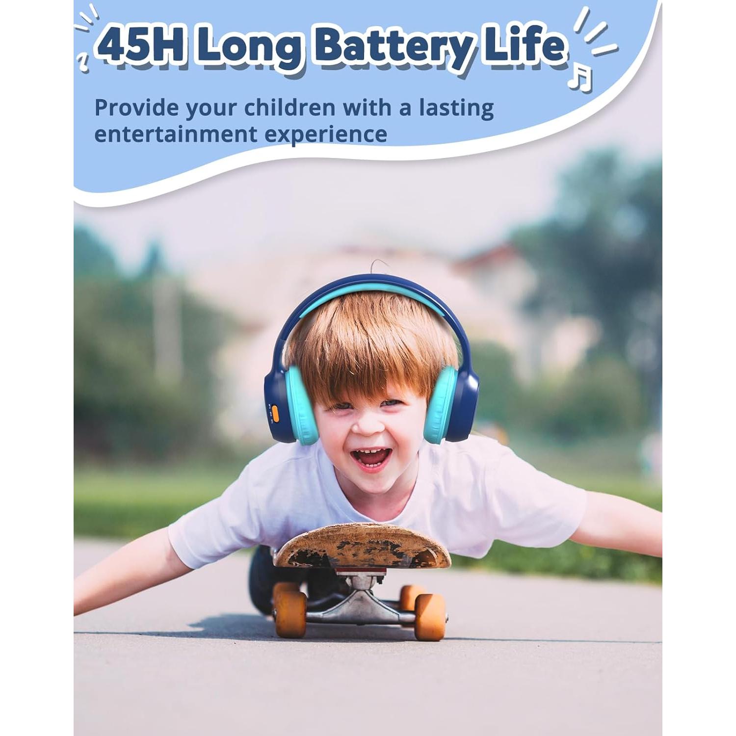 Auriculares Bluetooth Tronsmart KH02 Niños 45H Azul