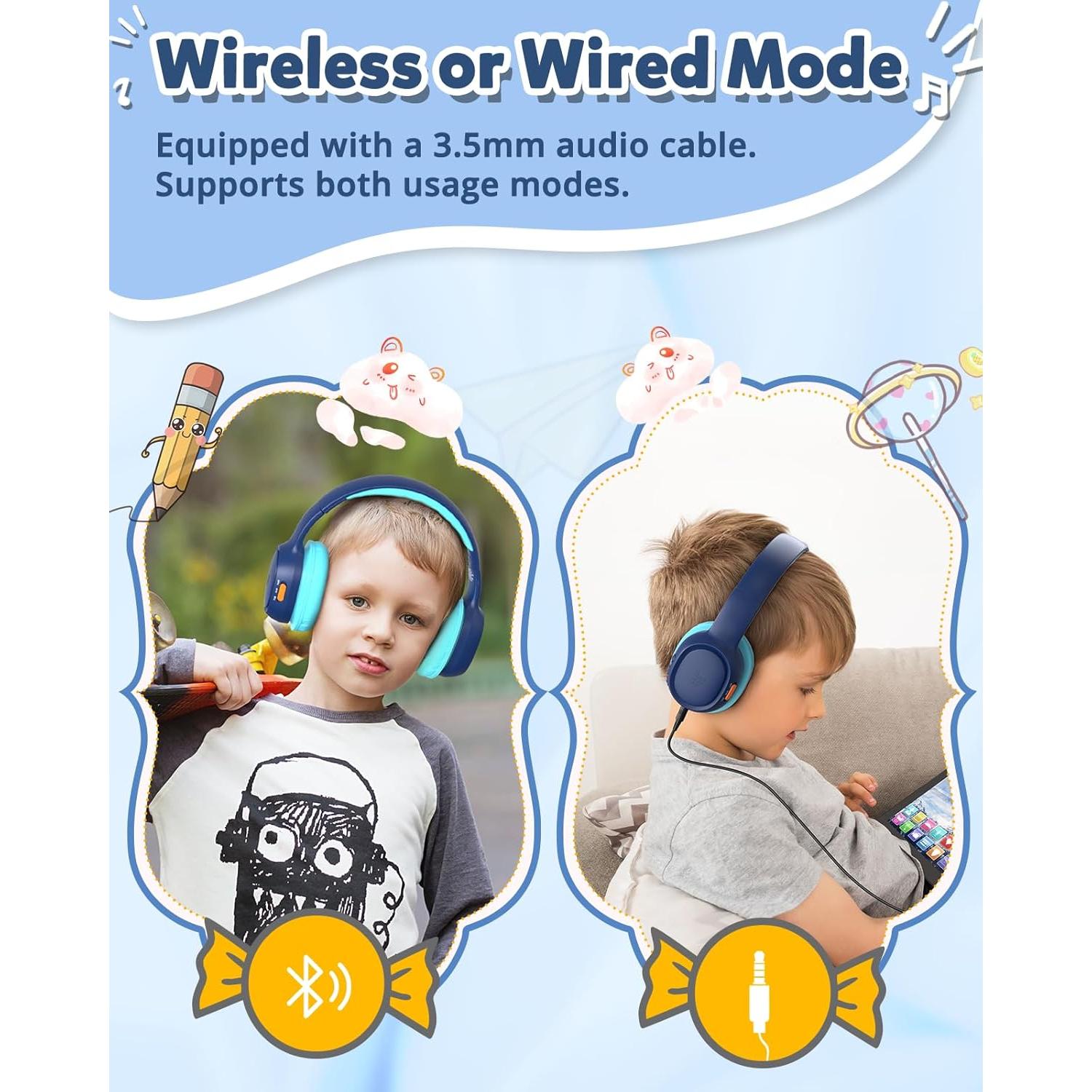 Auriculares Bluetooth Tronsmart KH02 Niños 45H Azul