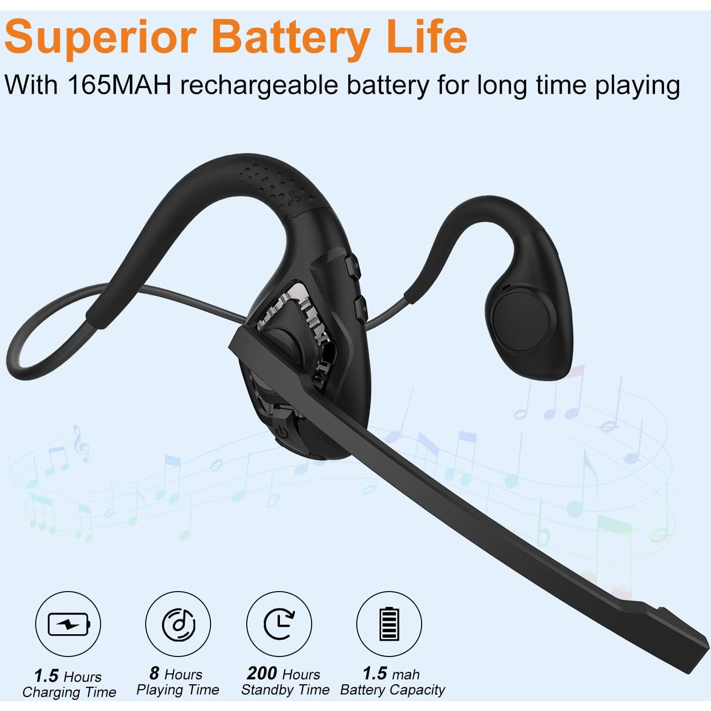 Auricular Bluetooth 5.3 Golvery G2 Inalámbrico con Micrófono