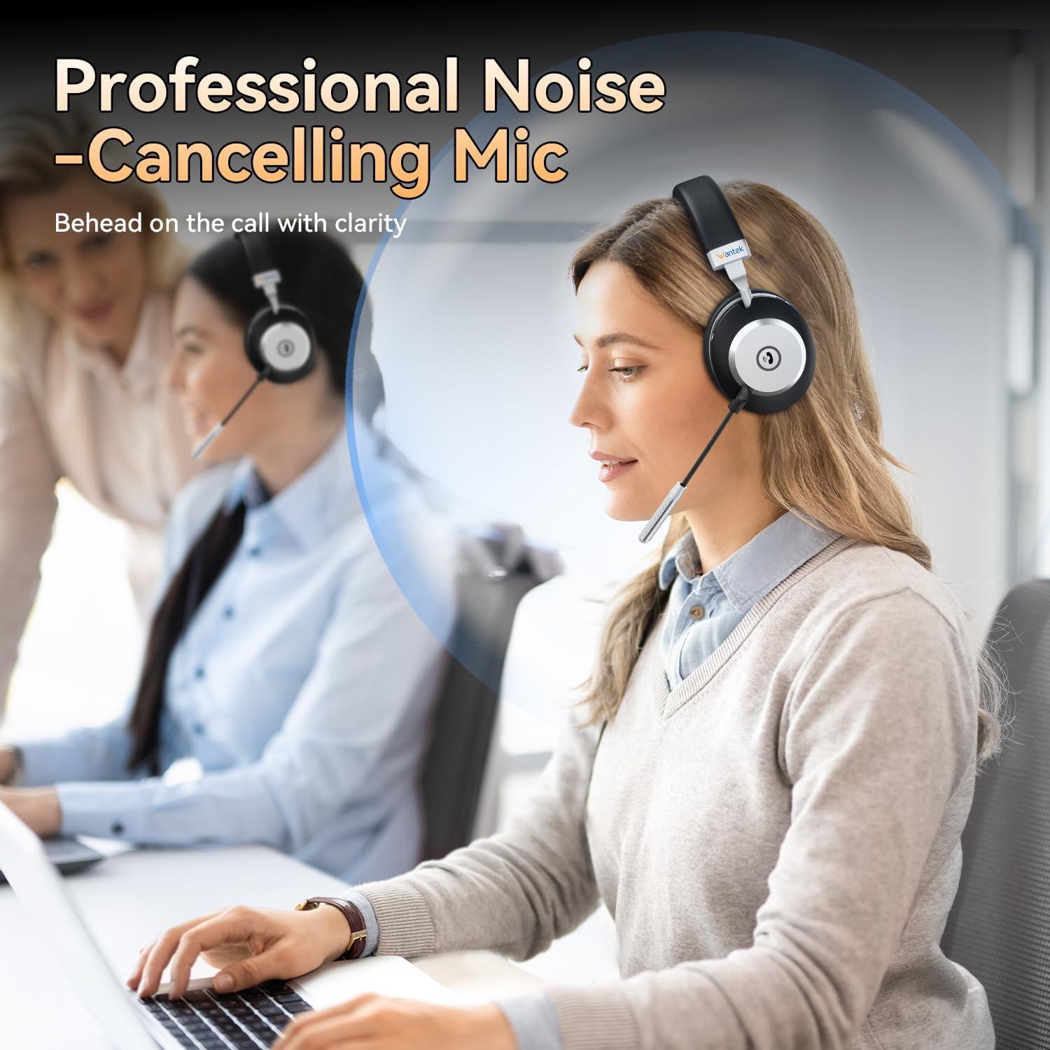 Auricular Inalámbrico Wantek BT-88 con Micrófono - 60 Horas