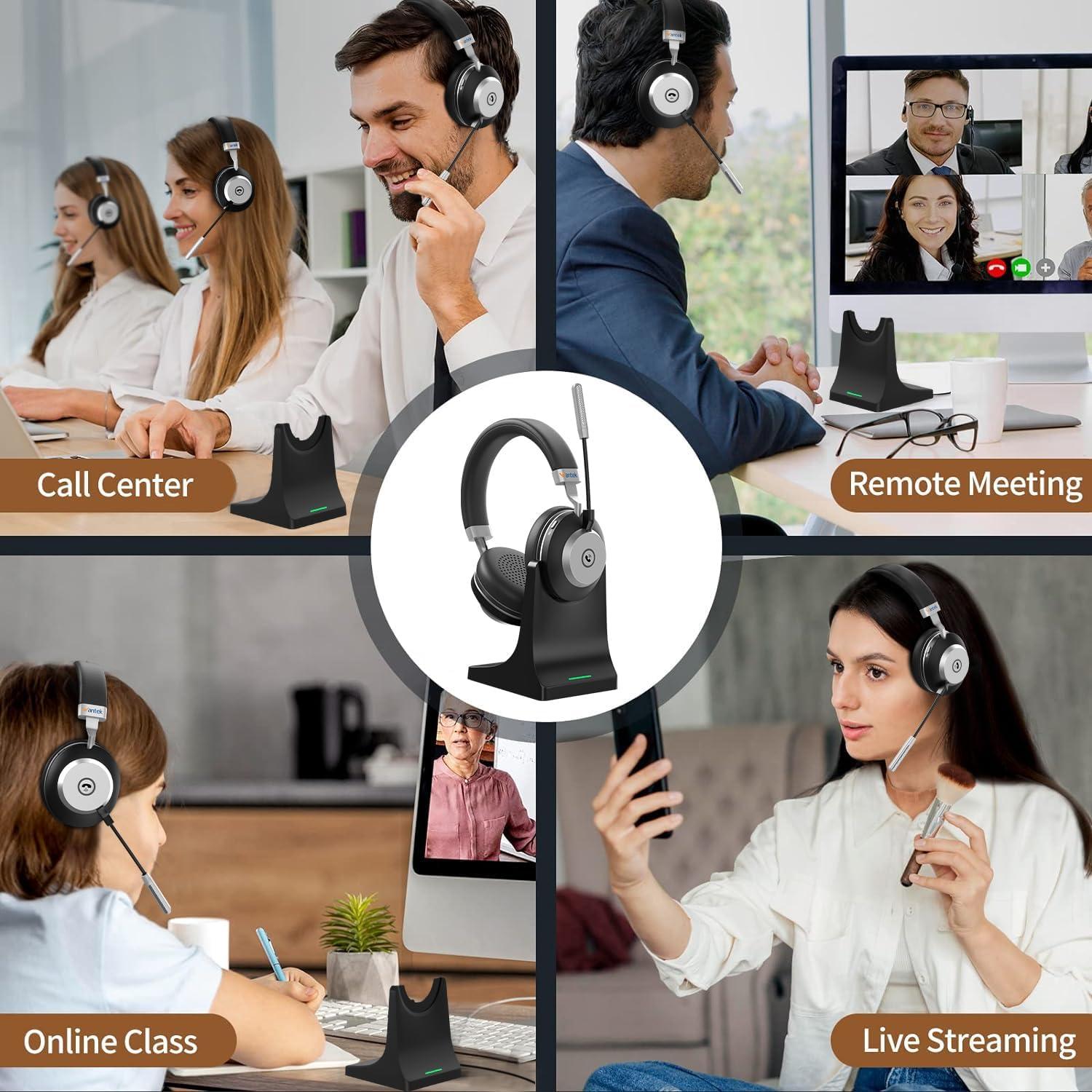 Auricular Inalámbrico Wantek BT-88 con Micrófono - 60 Horas