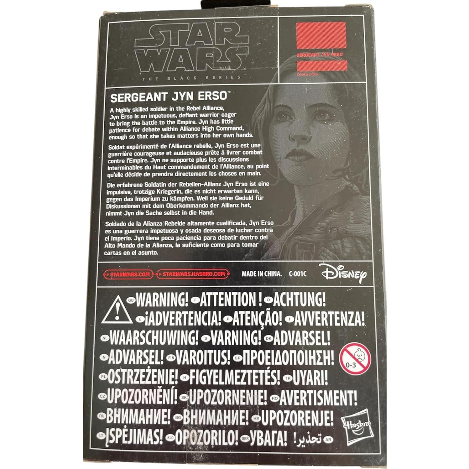 Figura de Acción Sargento Jyn Erso Hasbro 9,53 cm