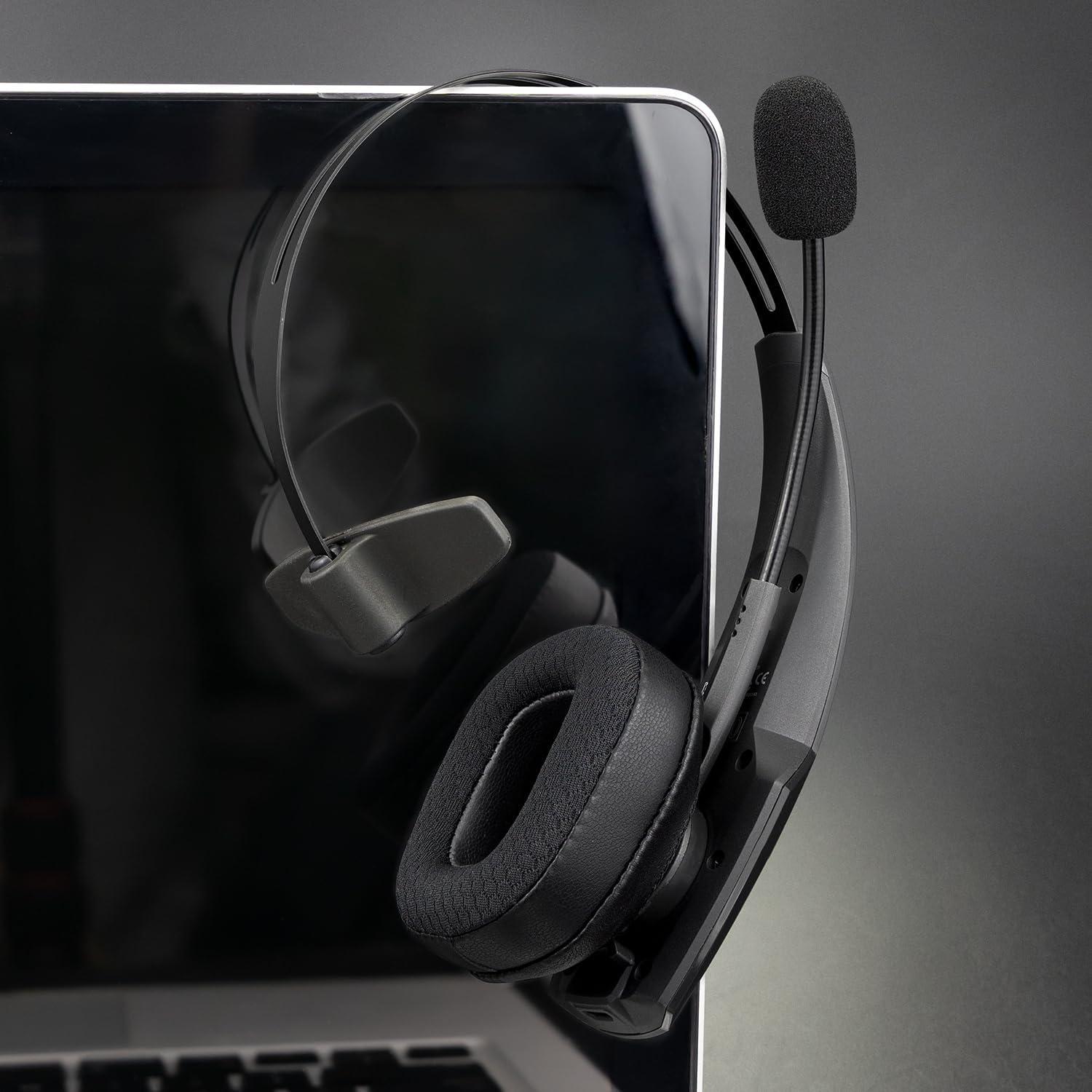 Almohadillas de Reemplazo SOULWIT para Auriculares BlueParrott B350XT - Negro