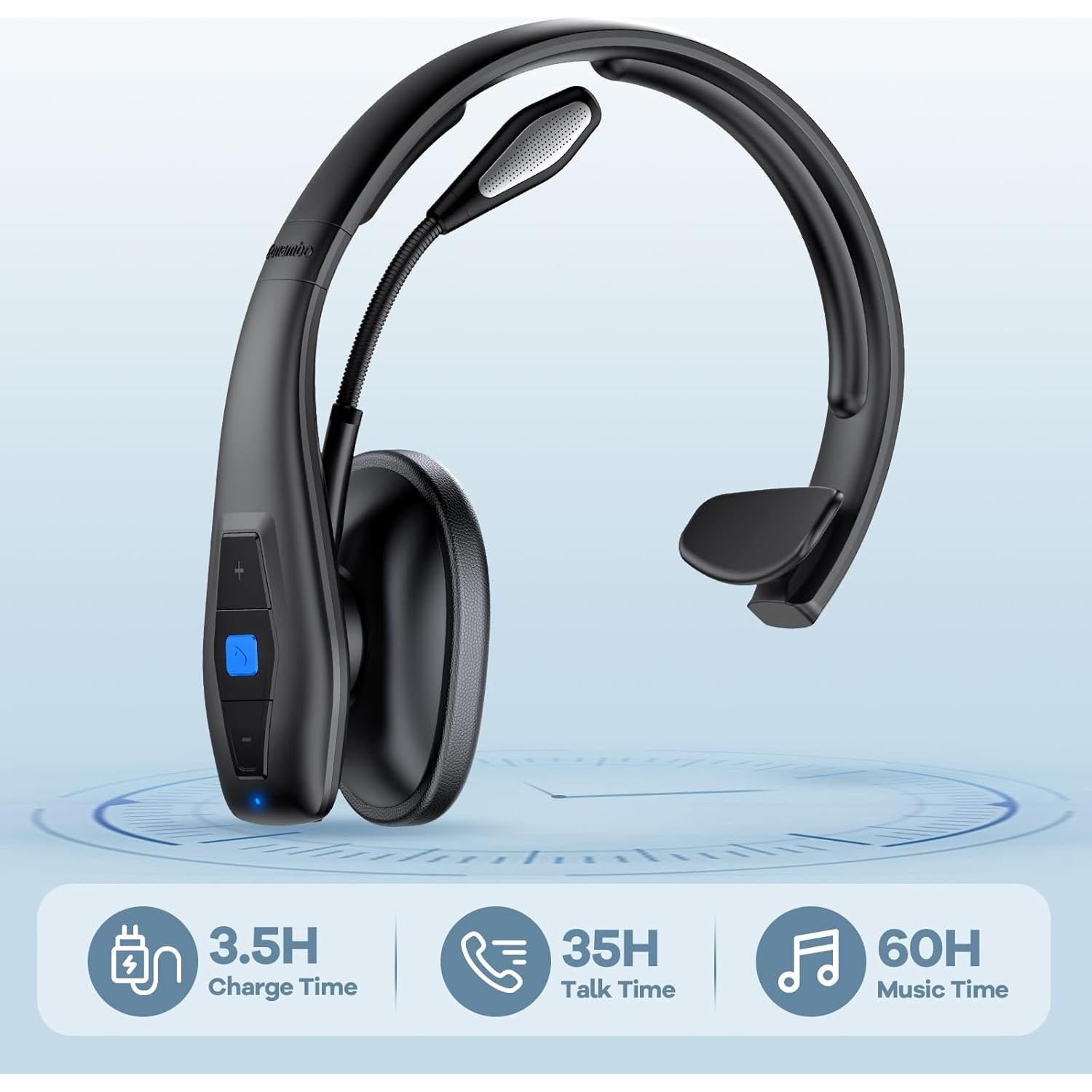 Auricular Bluetooth Conambo JBT100 con Cancelación de Ruido
