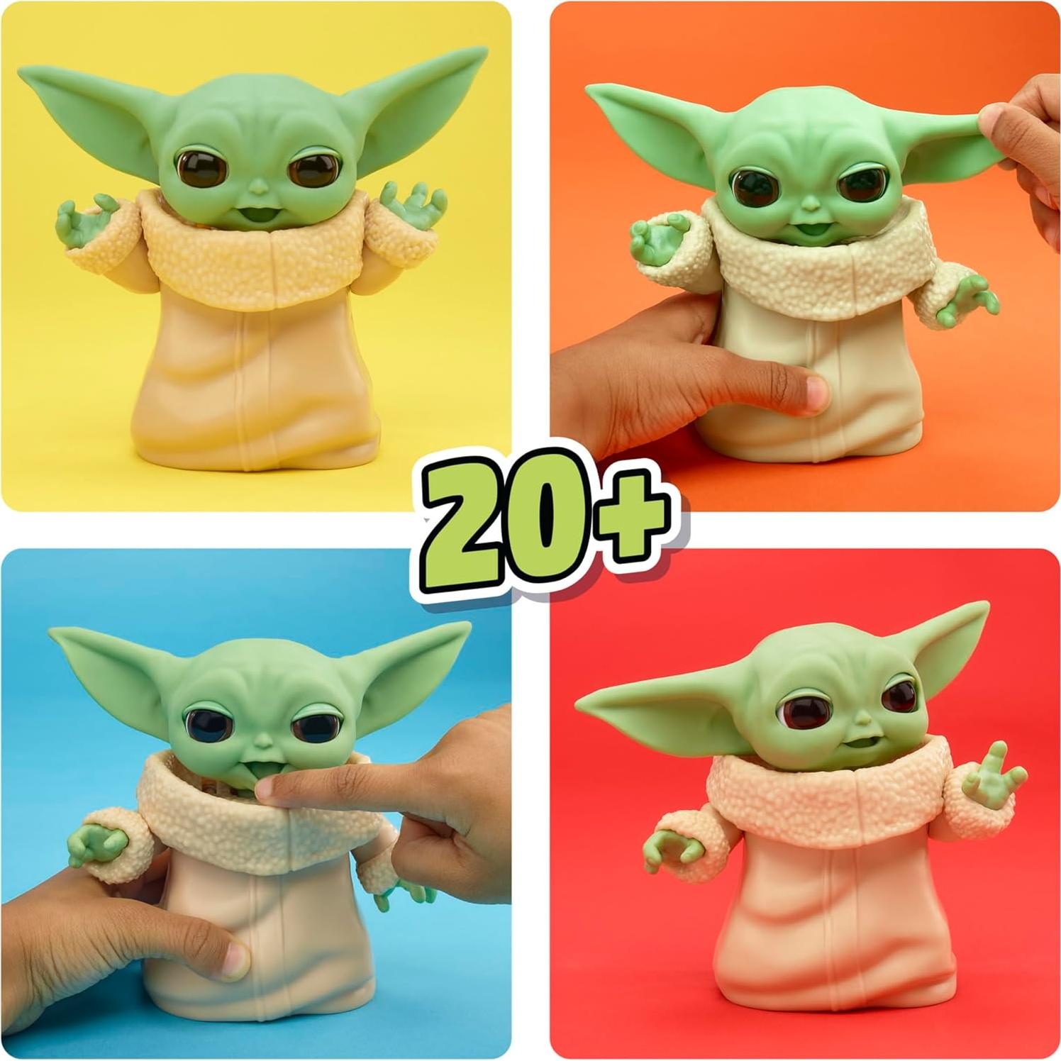 Figura Grogu Moods Mixin' Hasbro 12.5 cm 20+ Expresiones