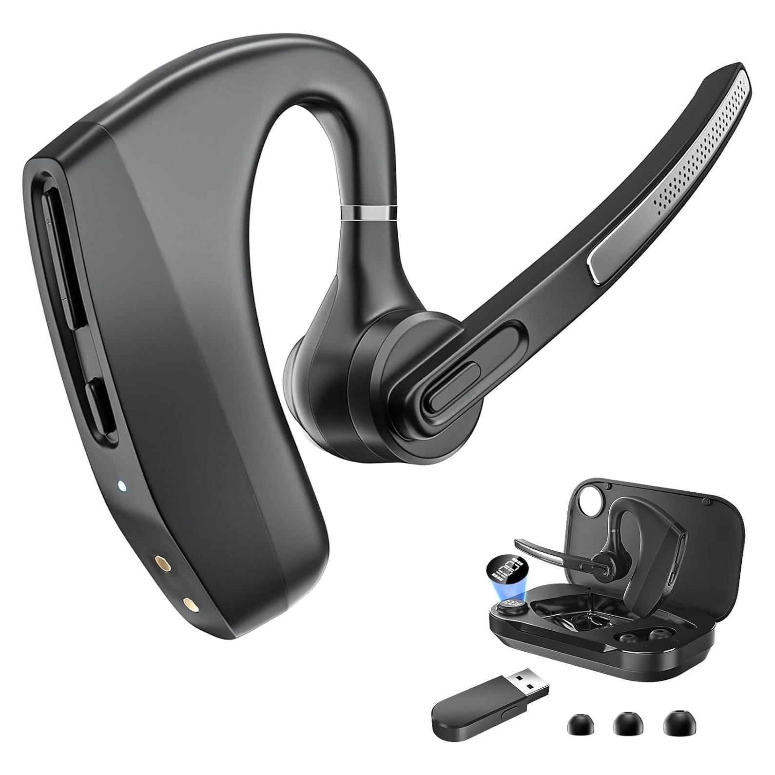 Auricular Bluetooth Inalámbrico Herloreen BHK30 con Estuche de Carga