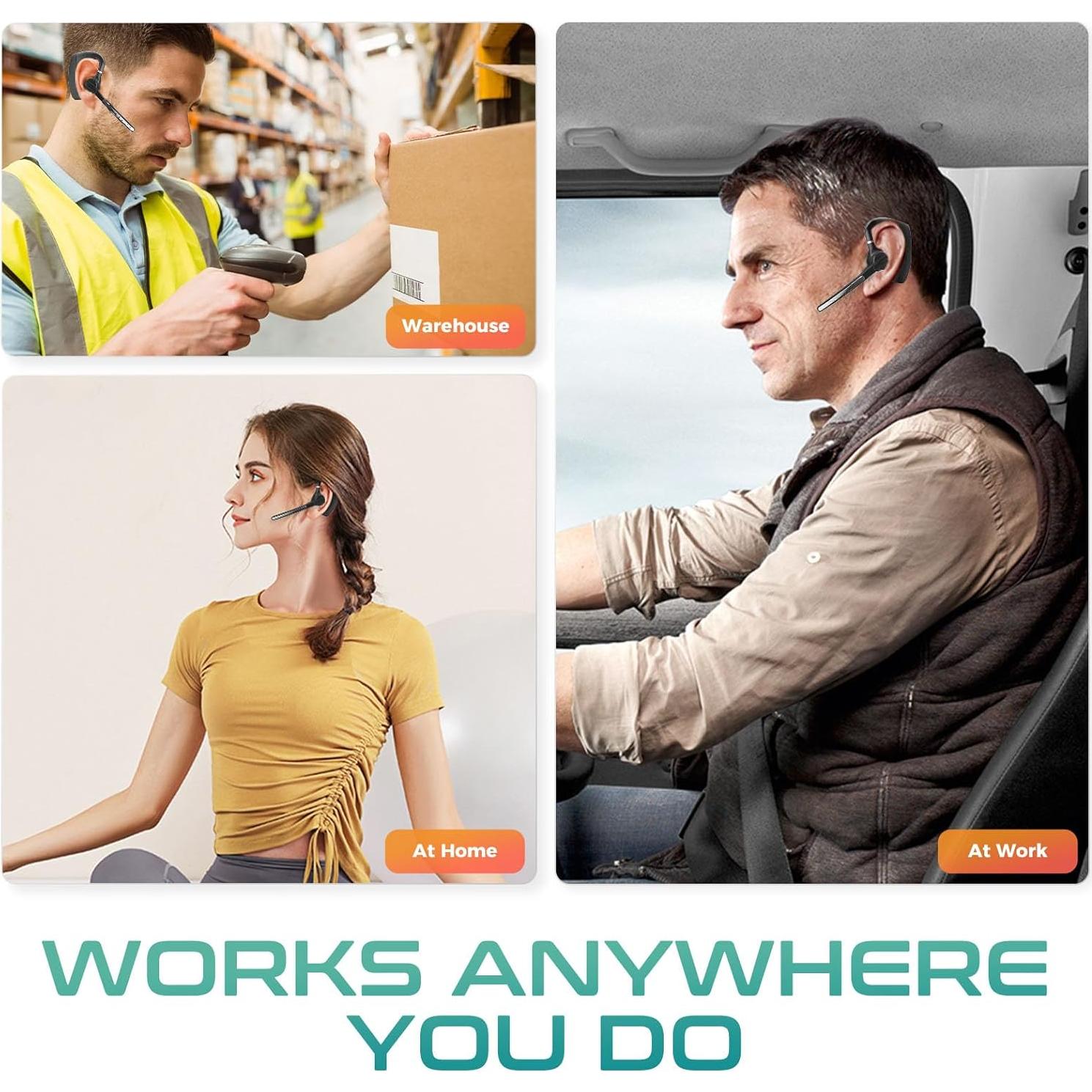 Auricular Bluetooth Inalámbrico Herloreen BHK30 con Estuche de Carga