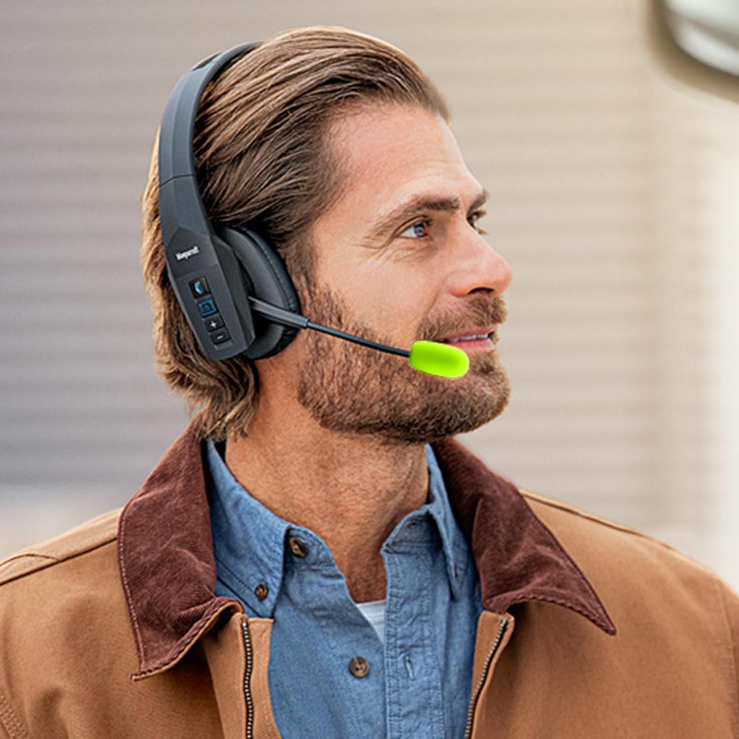 Funda de Espuma LEFXMOPHY para Micrófono BlueParrott B250-B550 - Paquete de 3