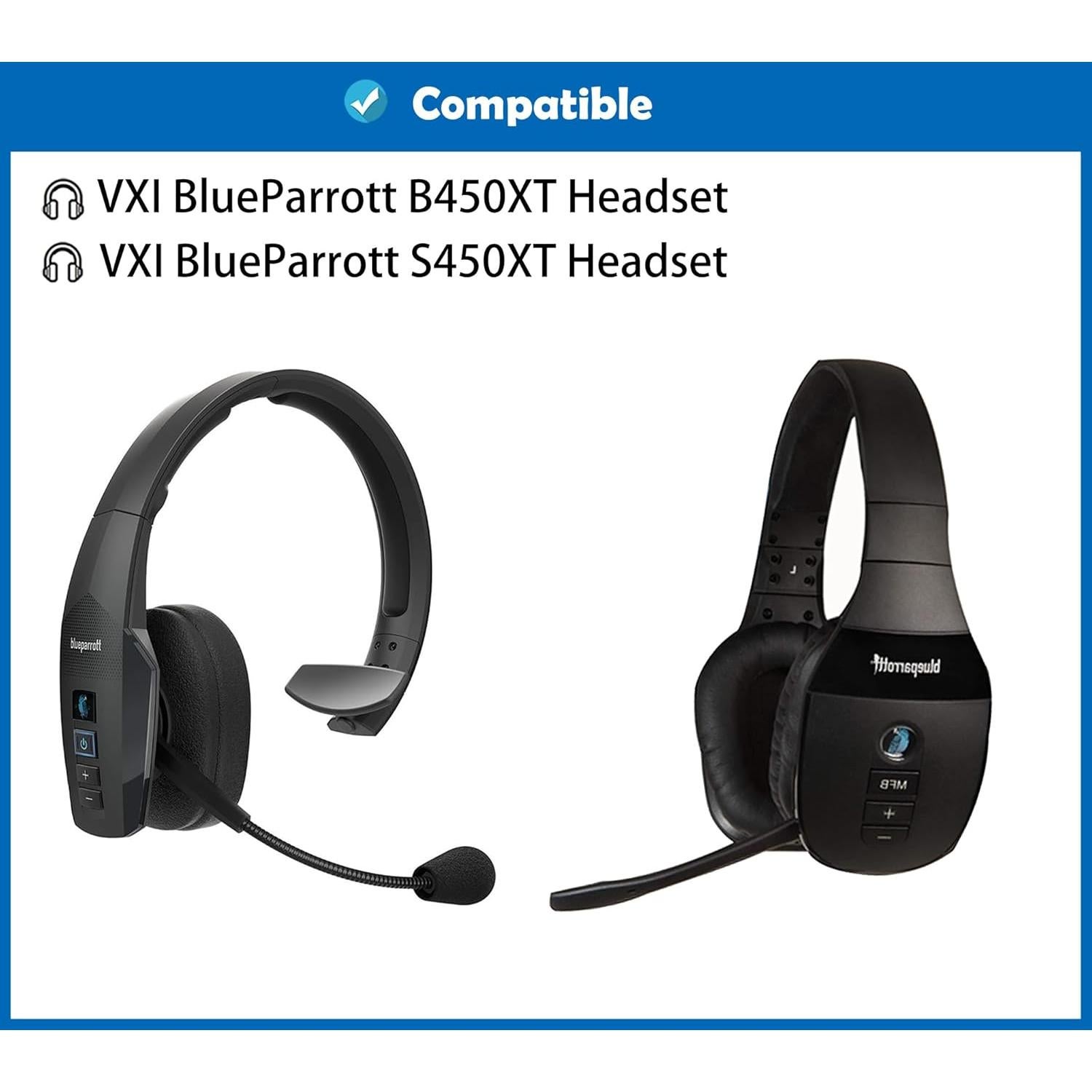 Almohadillas de Reemplazo DowiTech para Auriculares BlueParrott B450XT